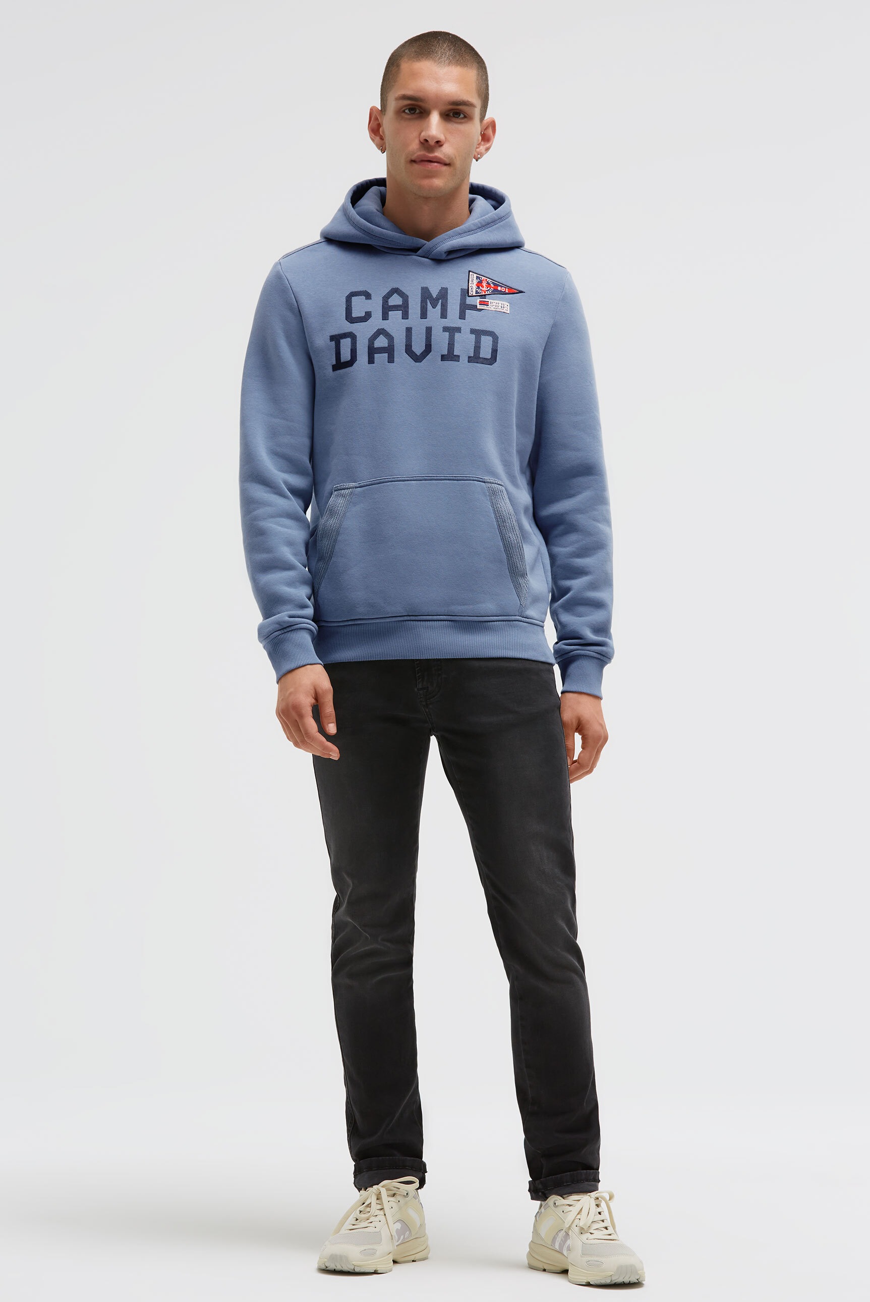 CAMP DAVID Kapuzensweatshirt , mit Rippbündchen
