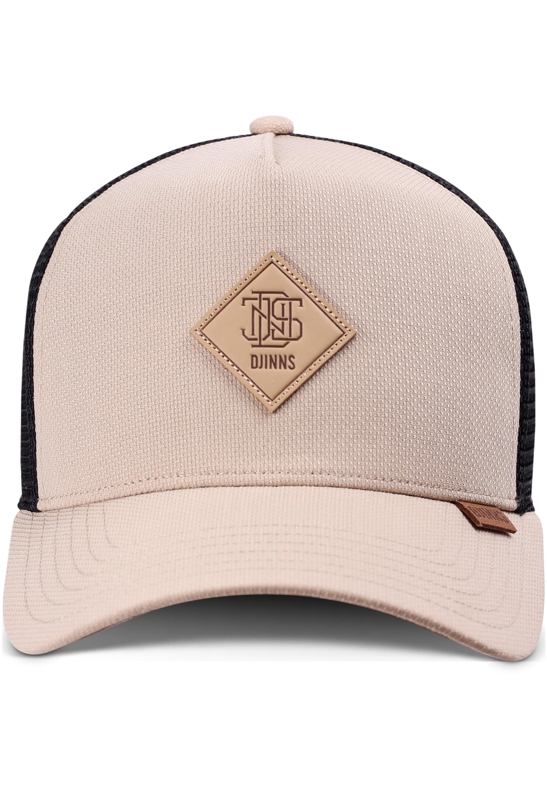 DJINNS Trucker Cap "Djinns HFT Cap Plainlace"sand, 40% Polyester, 30% Wolle, 30% Baumwolle, Caps
