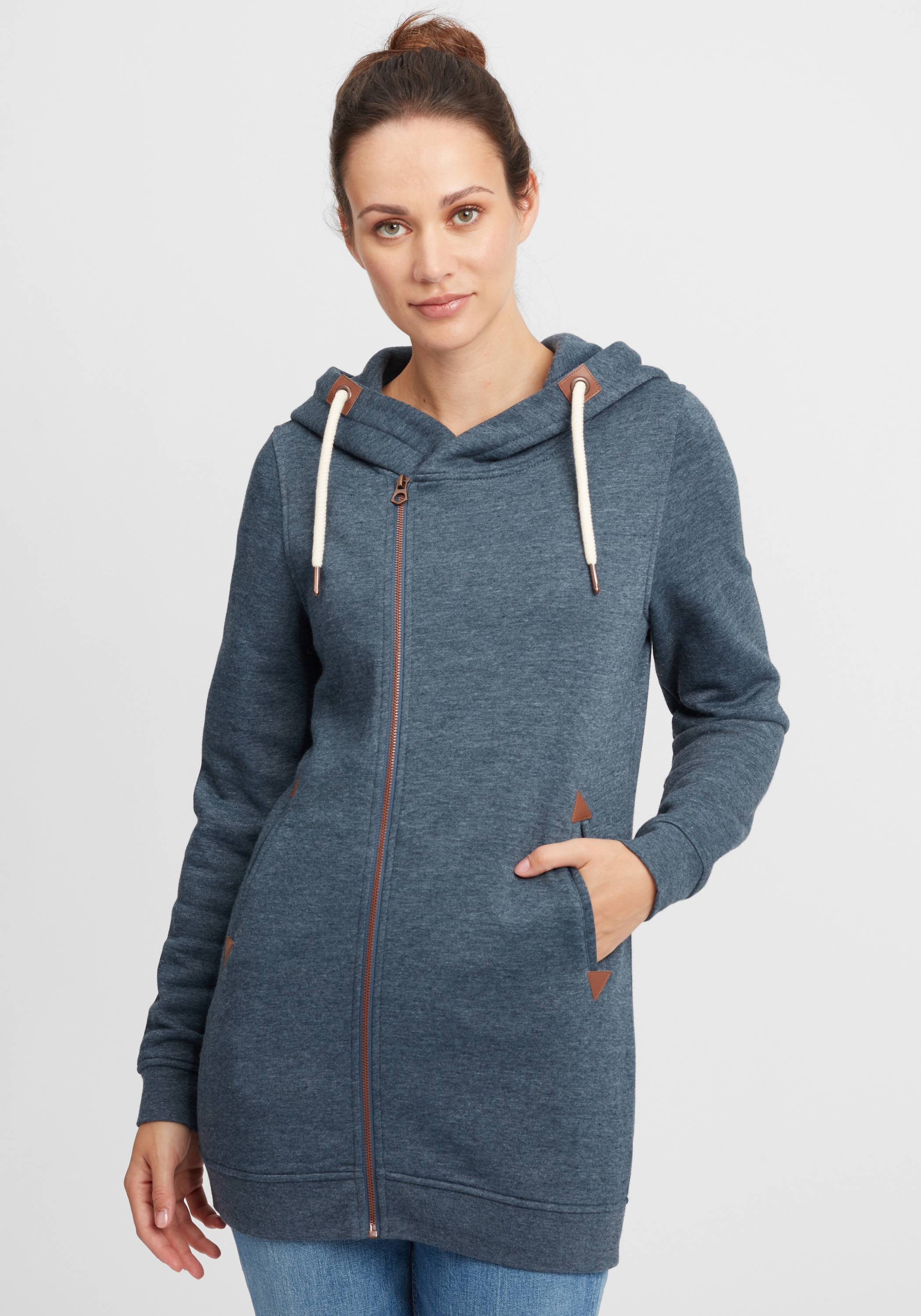 OXMO Kapuzensweatjacke "Kapuzensweatjacke OXVicky" günstig online kaufen