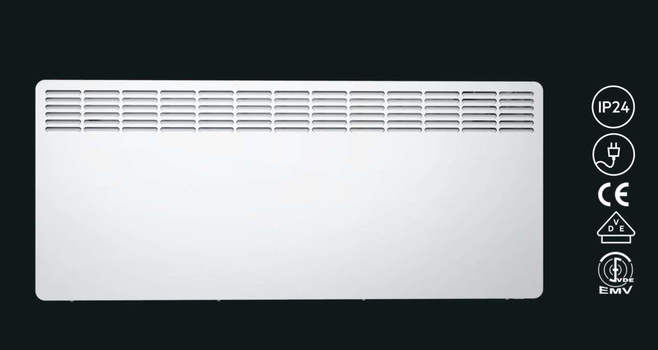 AEG Haustechnik Konvektor »»WKL 3005«, Elektroheizung energiesparend, 3000 W« für ca. 35 m²,  LCD-Display, Wochenzeitschaltuhr