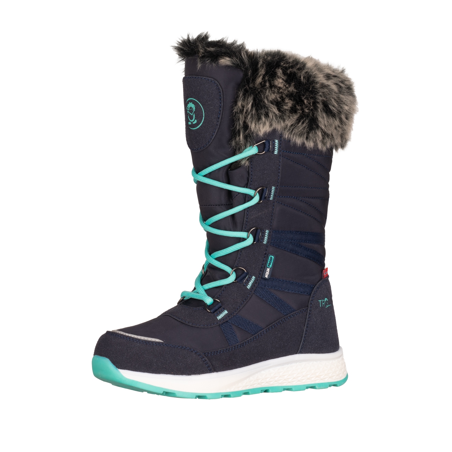 Trollkids Bottes De Neige Hemsedal Xt Navy / Mint EU 30 Filles