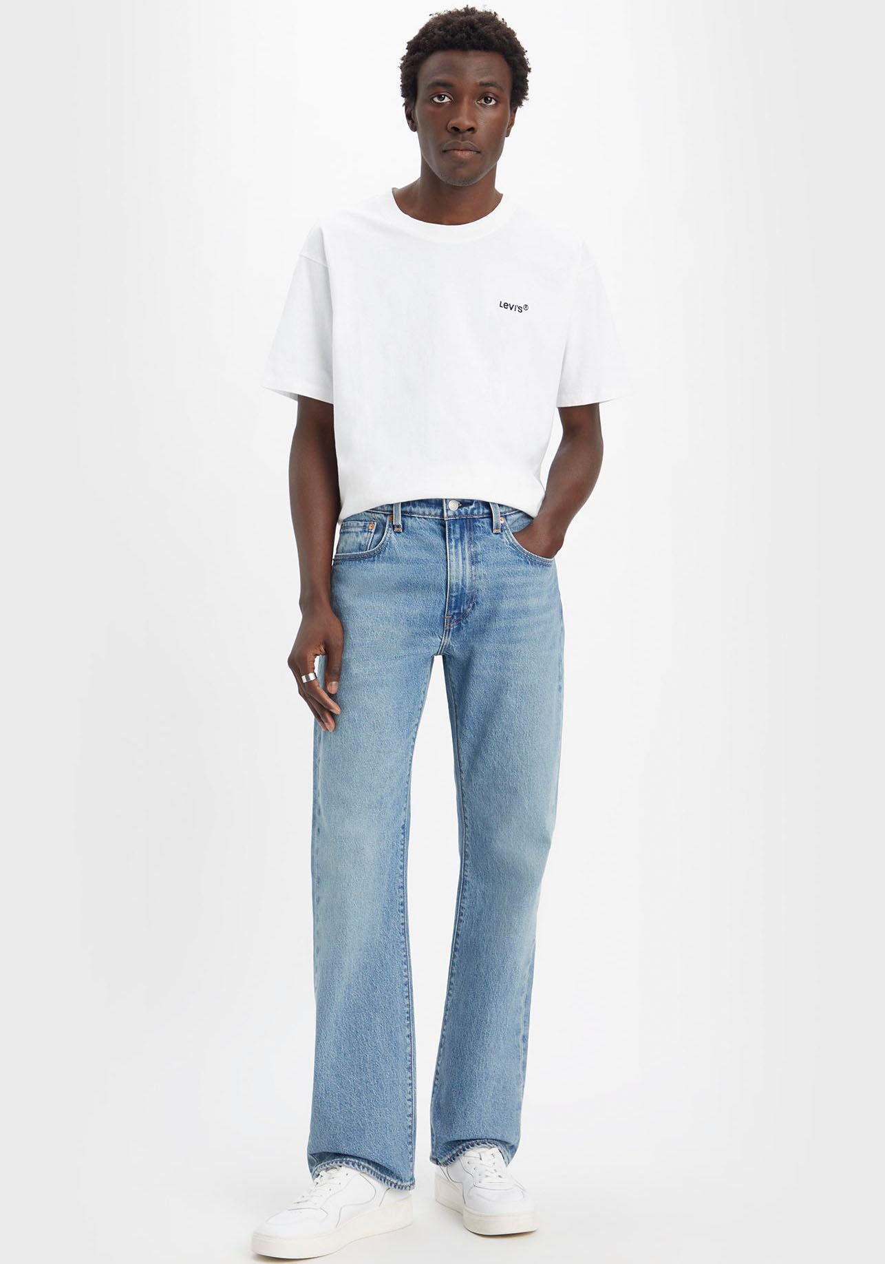 Levis "527 SLIM BOOT CUT" in cleaner Waschung günstig online kaufen