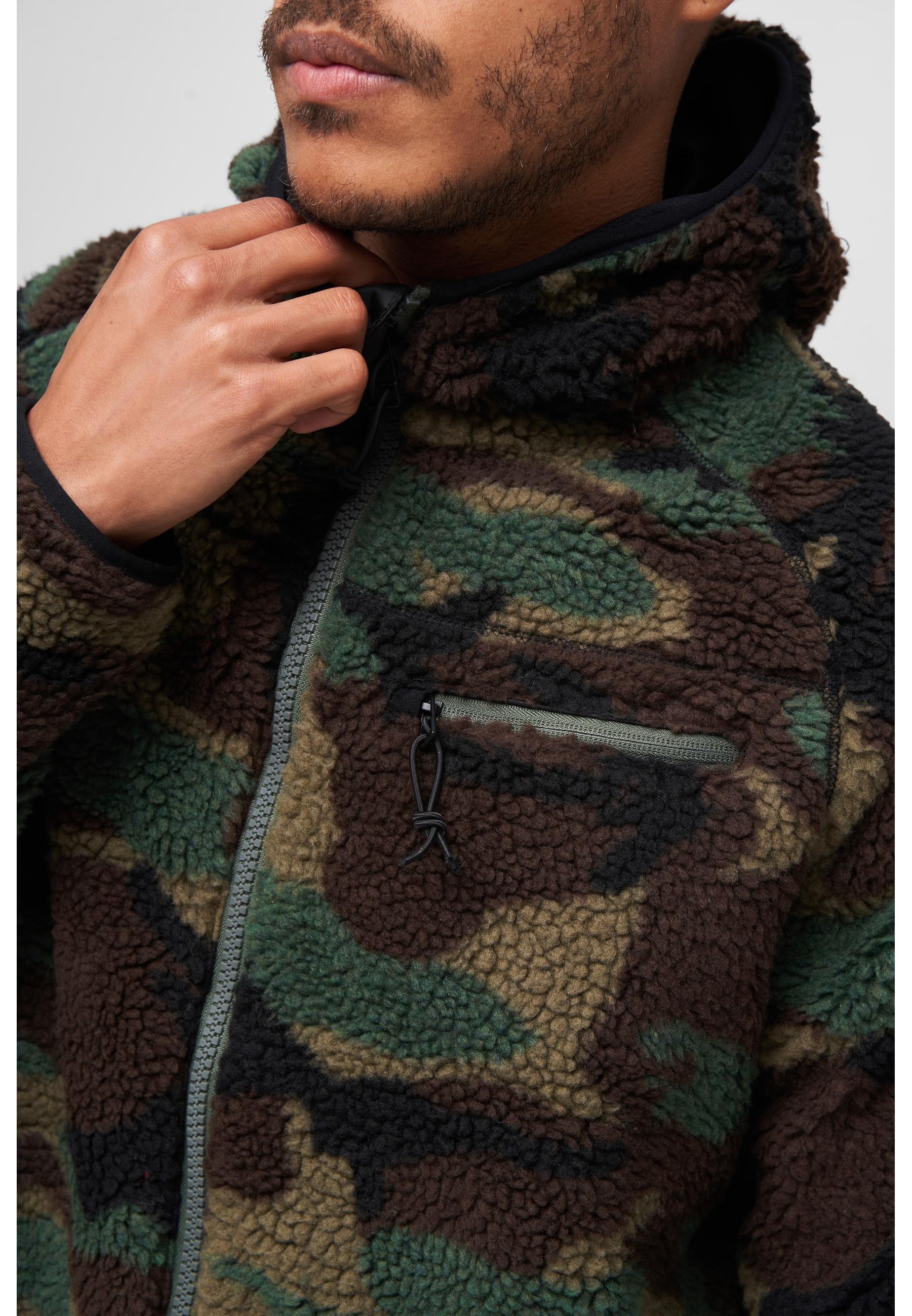 Brandit Anorak »Brandit Herren Teddyfleece Worker Jacket«, (1 St.), mit Kapuze