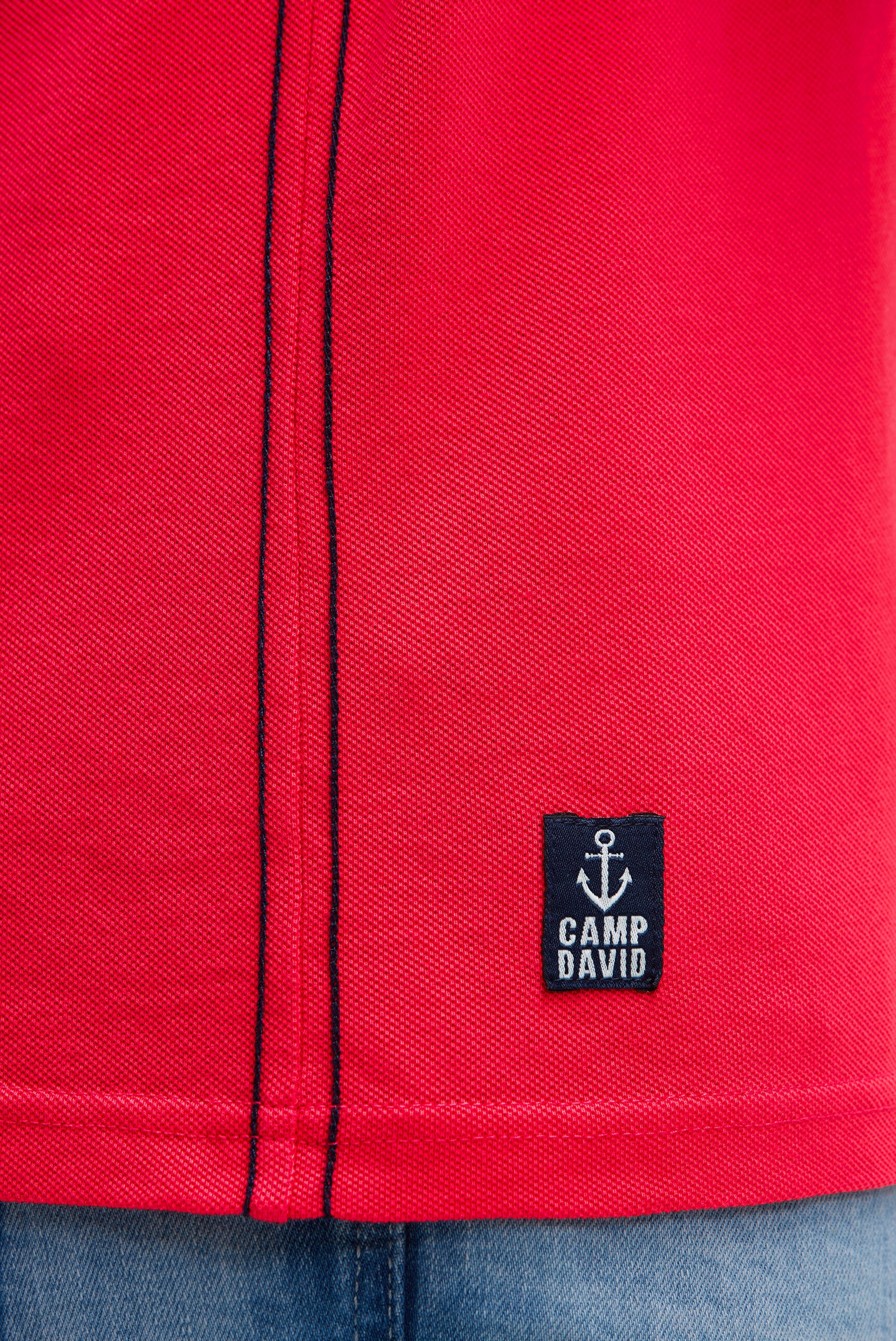 CAMP DAVID Poloshirt aus Baumwolle