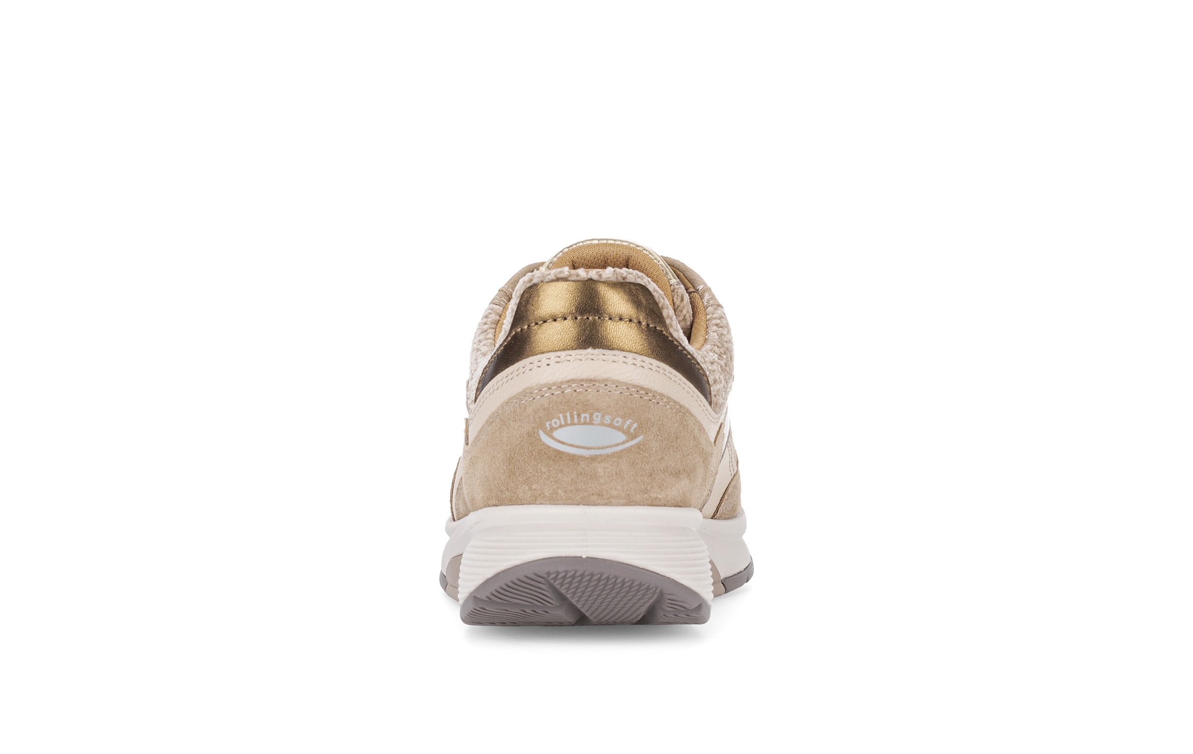 rollingsoft Keilsneaker  Freizeitschuh, Halbschuh, Schnürer mit Kontrastbesätzen