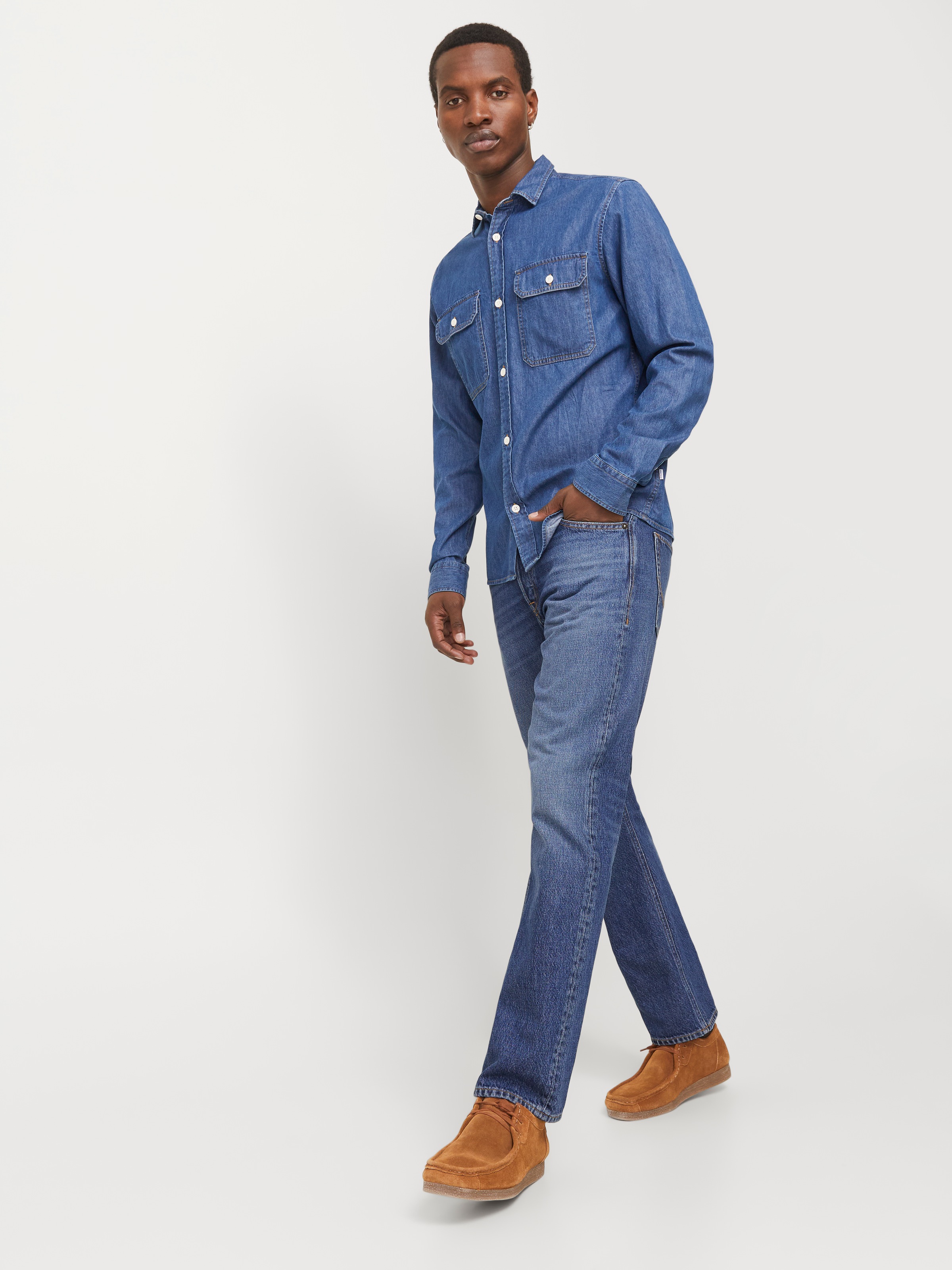 Jack & Jones Loose-fit-Jeans »JJICHRIS JJORIGINAL SBD 921 SN«