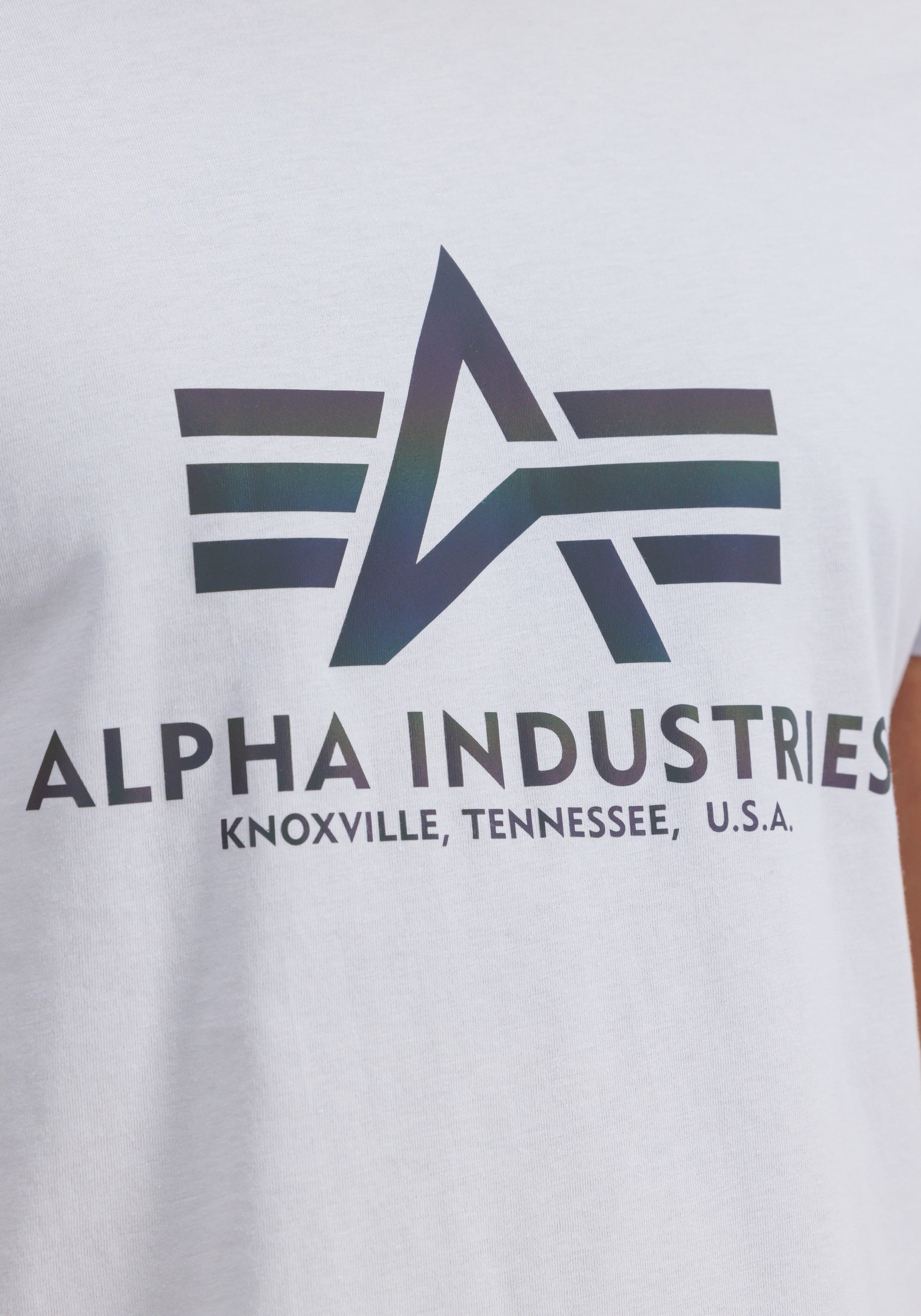 Alpha Industries T-Shirt »Alpha Industries Men - T-Shirts Basic T-Shirt BL Rainbow Ref.«