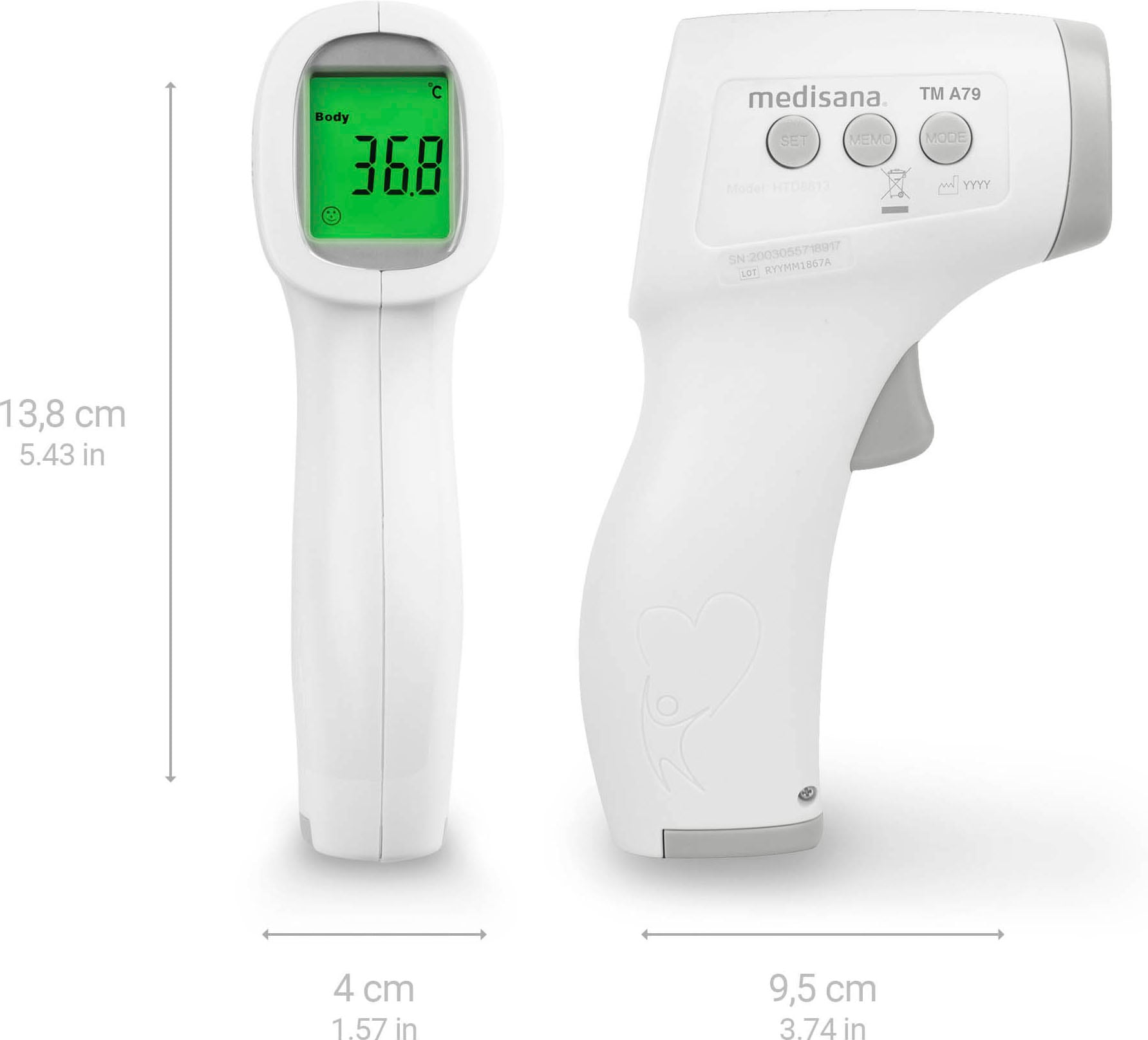 Medisana Infrarot-Fieberthermometer »TMA79«