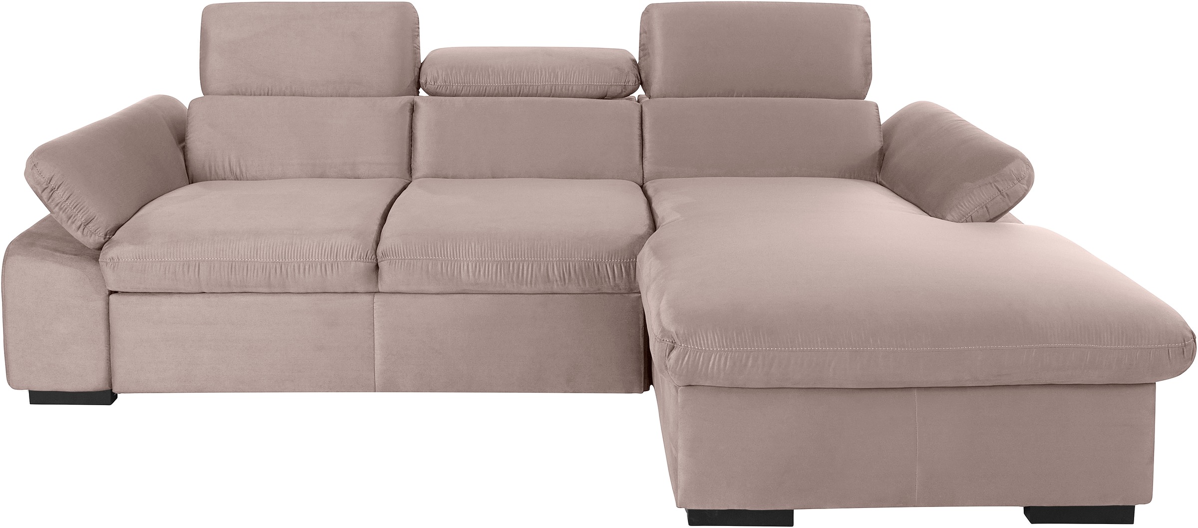 COTTA Ecksofa "Lola L-Form mit Kopfteilfunktion & Hocker", (Set, mit Hocker günstig online kaufen