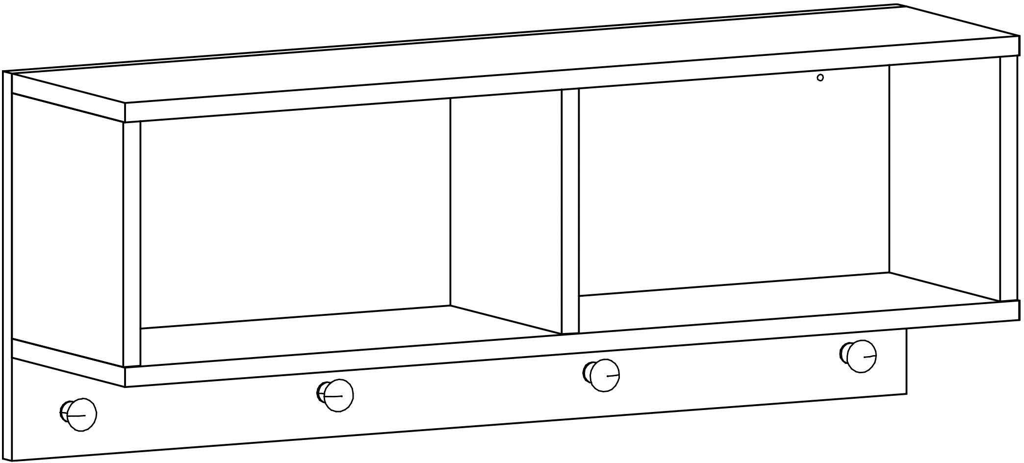 arthur berndt Wandregal "Wandregal "Lavea"" günstig online kaufen