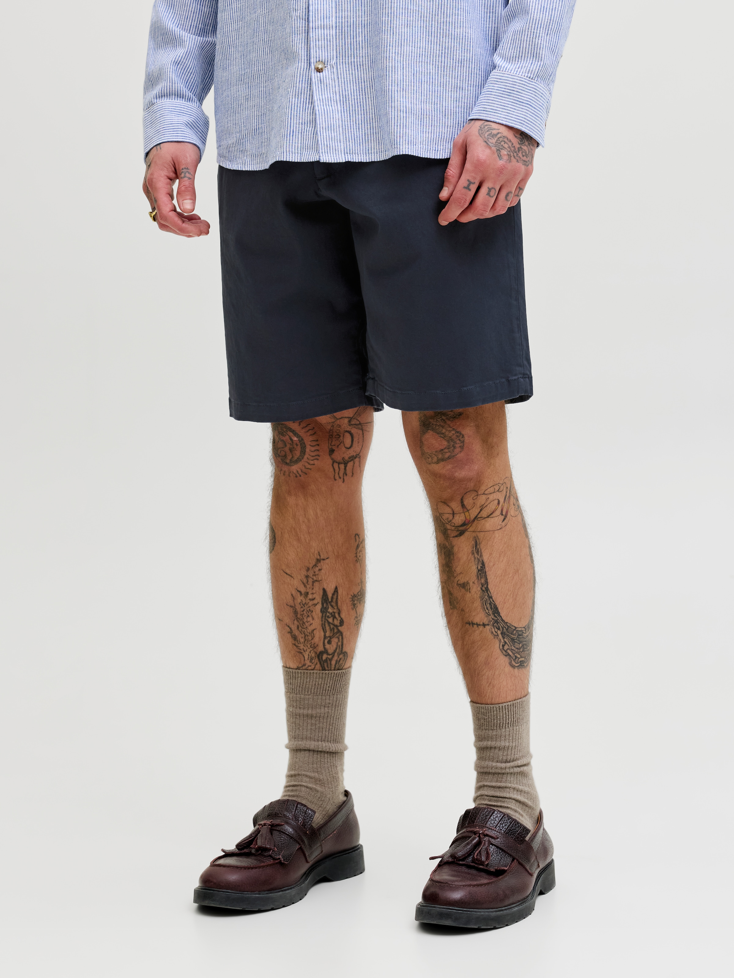 Jack & Jones Chinoshorts "JPSTKARL BARRET CHINO SHORTS MID SN" mit Taschen günstig online kaufen