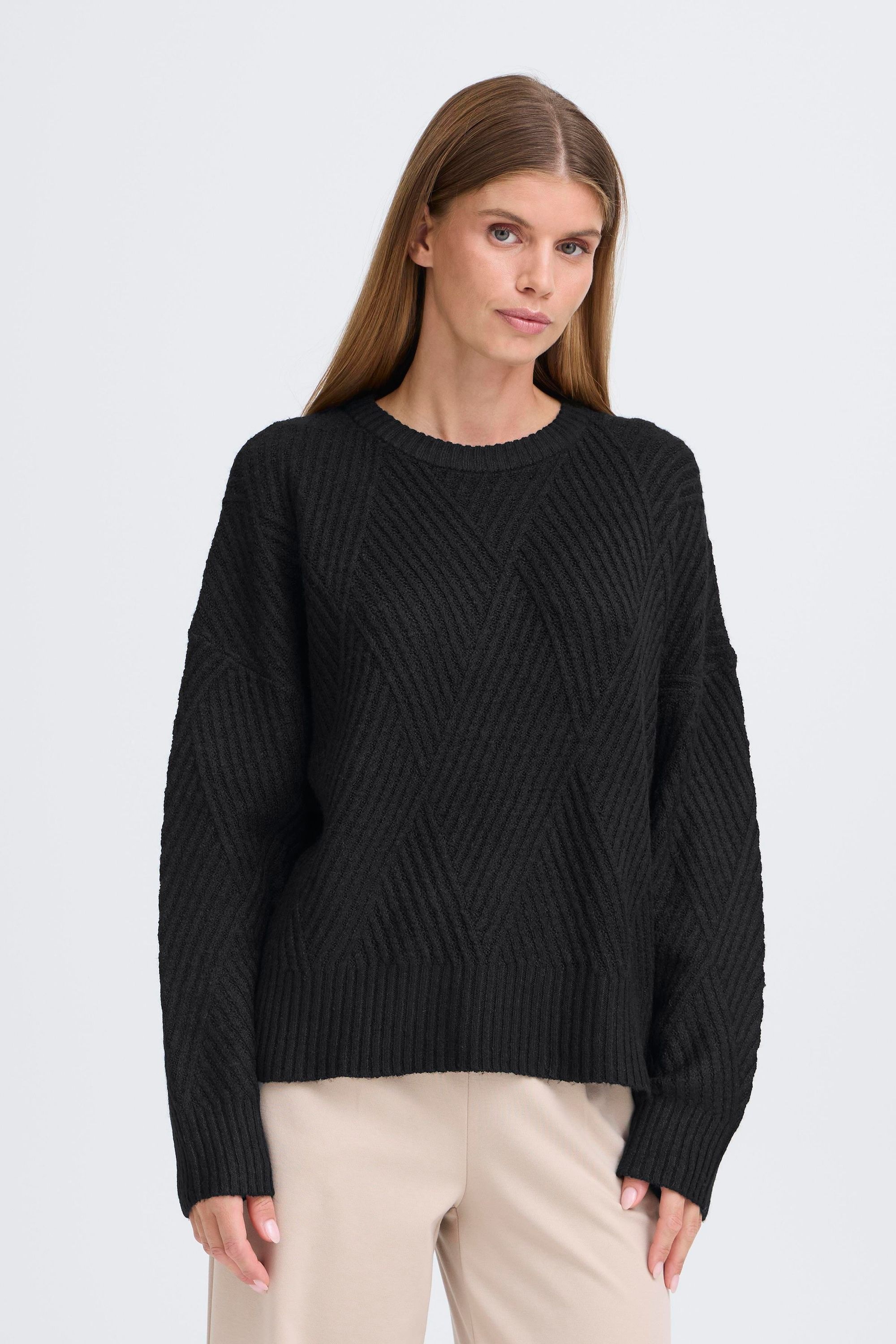 Thumbnail - OXMO Strickfleece-Pullover "Strickpullover OXIBOMMA"