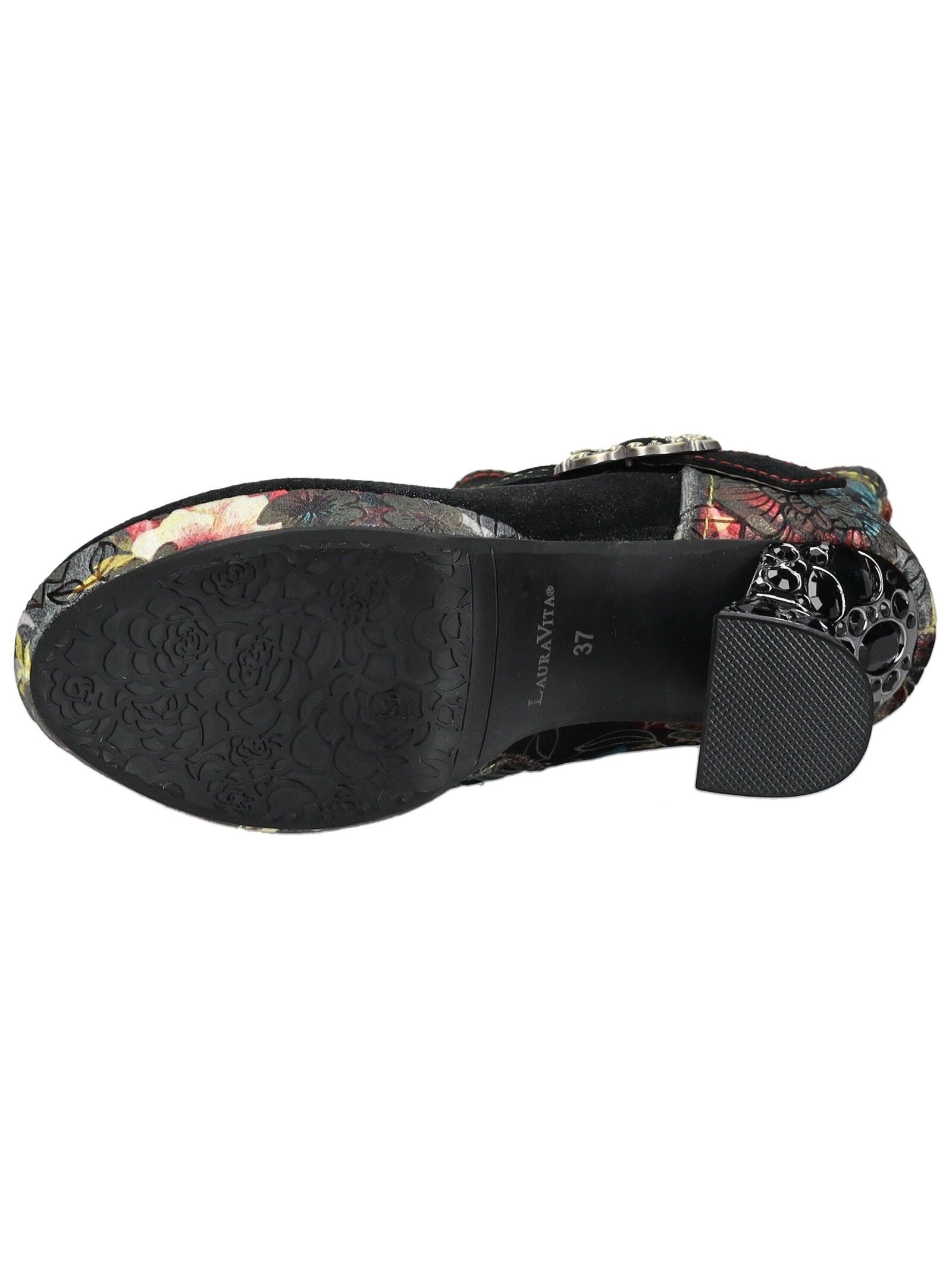 LAURA VITA High-Heel-Stiefelette »LAURA VITA Stiefelette Leder/Textil«