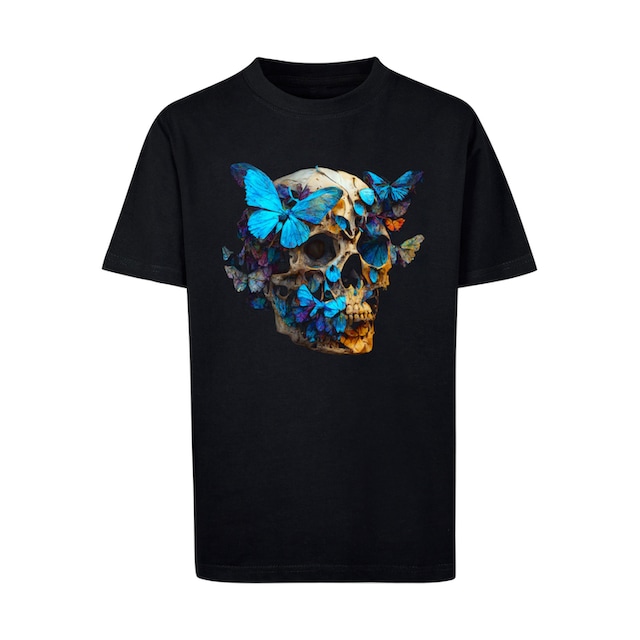 F4NT4STIC T-Shirt »Schmetterling Skull TEE UNISEX«, Keine Angabe kaufen |  BAUR