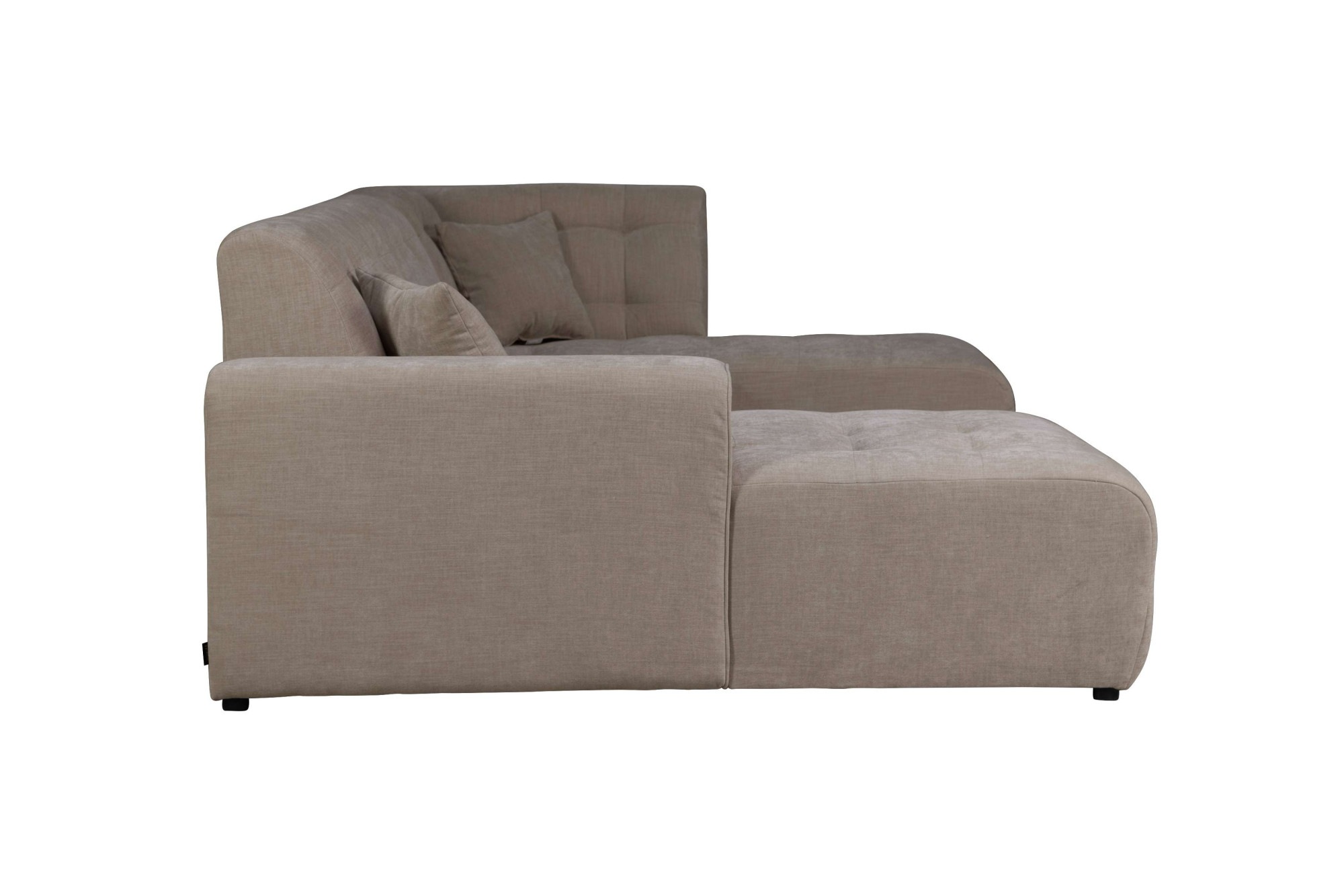 Home affaire Wohnlandschaft »Nosia U-Form«, incl. 2 Zierkissen, mit feiner Steppung