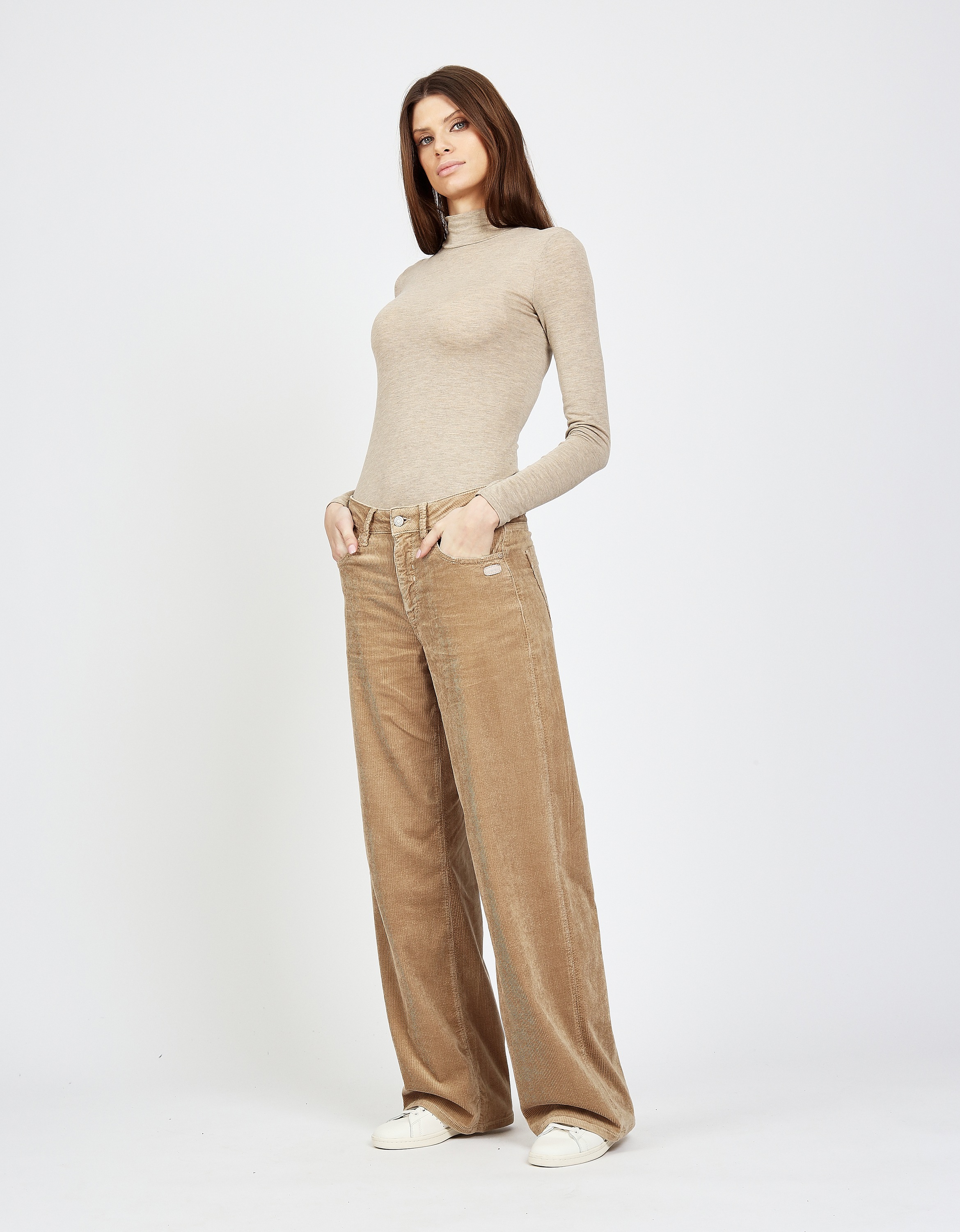 GANG Stoffhose "GANG Hosen Wide Fit 94CARLOTTA LONG" günstig online kaufen