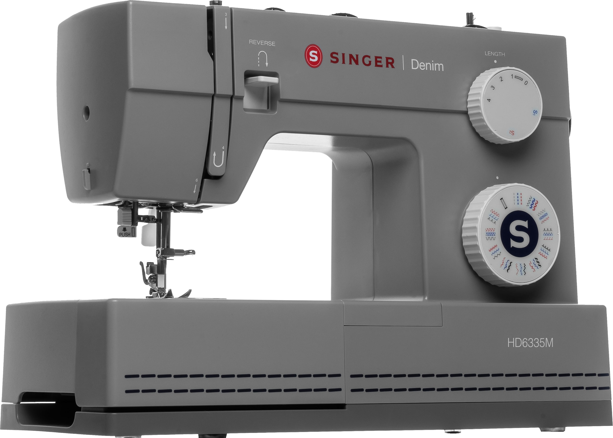 Singer Freiarm-Nähmaschine »Denim HD 6335M«, 32 Programme