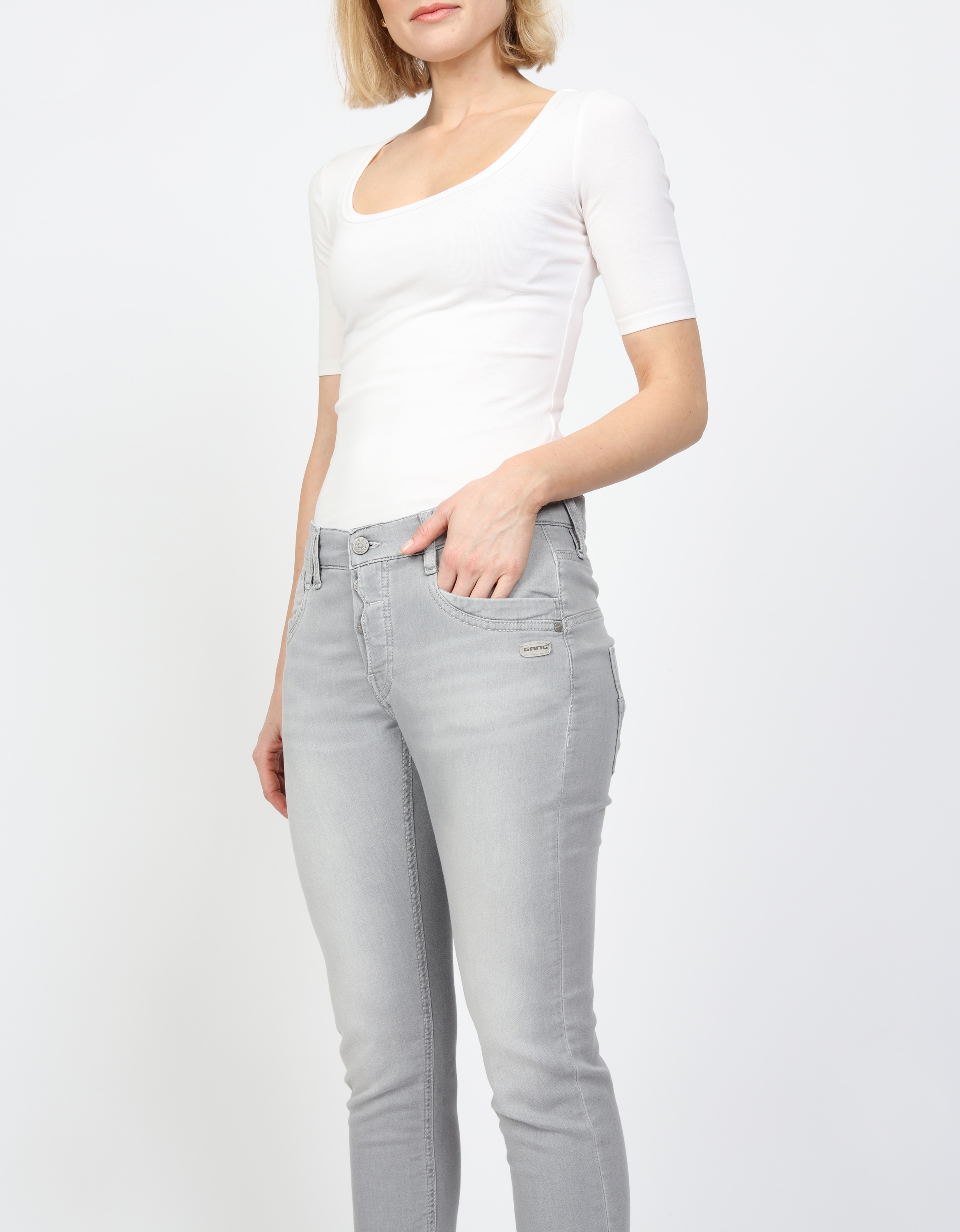 GANG Relax-fit-Jeans »GANG Jeans Relaxed Fit 94GERDA CROPPED«