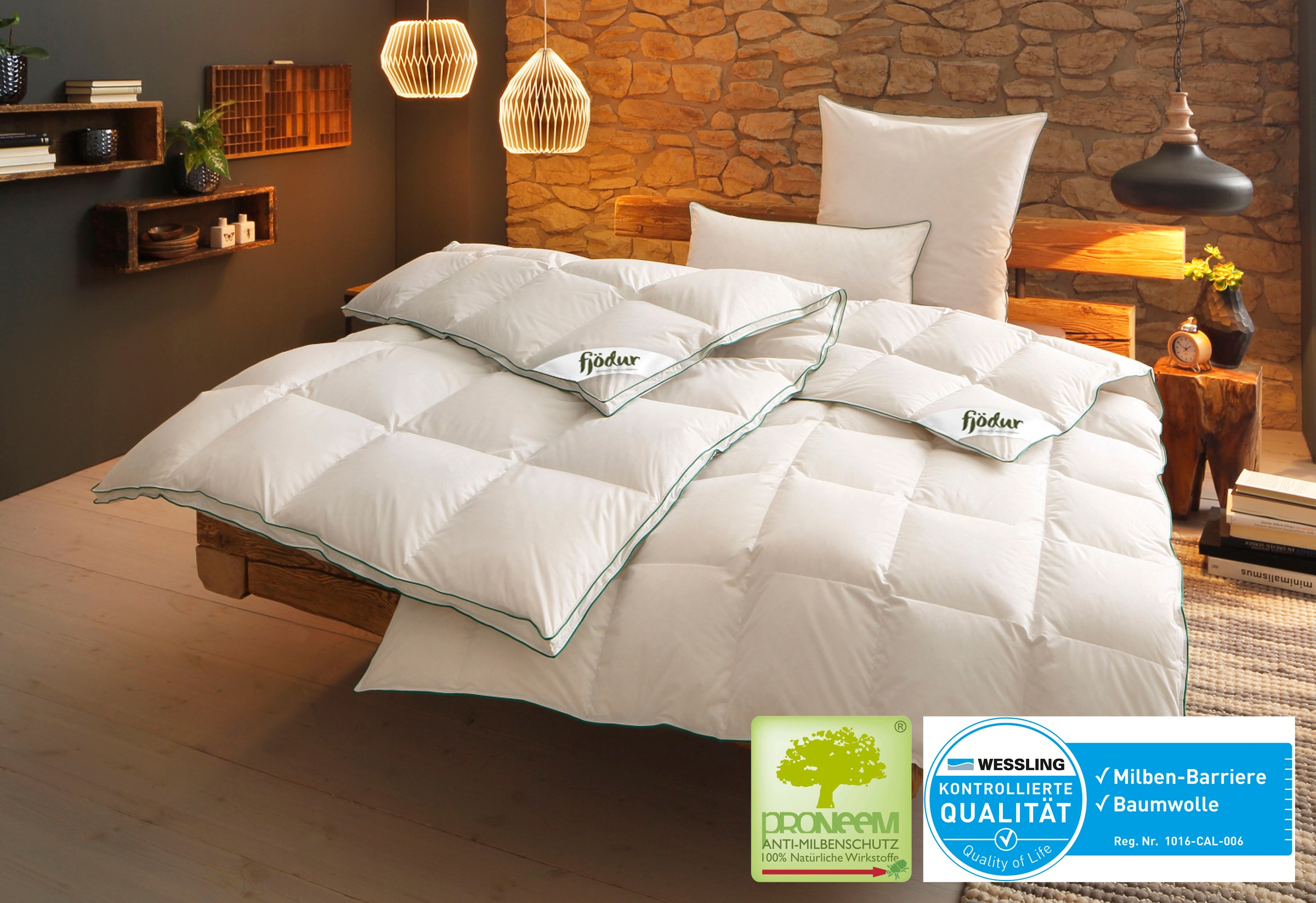 fjödur Daunenbettdecke + Kopfkissen "Fee" günstig online kaufen