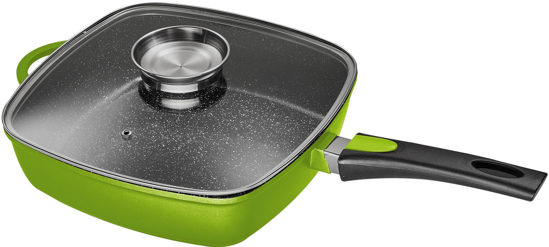 KING Bratpfanne "Square" Aluminiumguss 1 Stk. tlg. 28x28 cm, abnehmbarer Gr günstig online kaufen