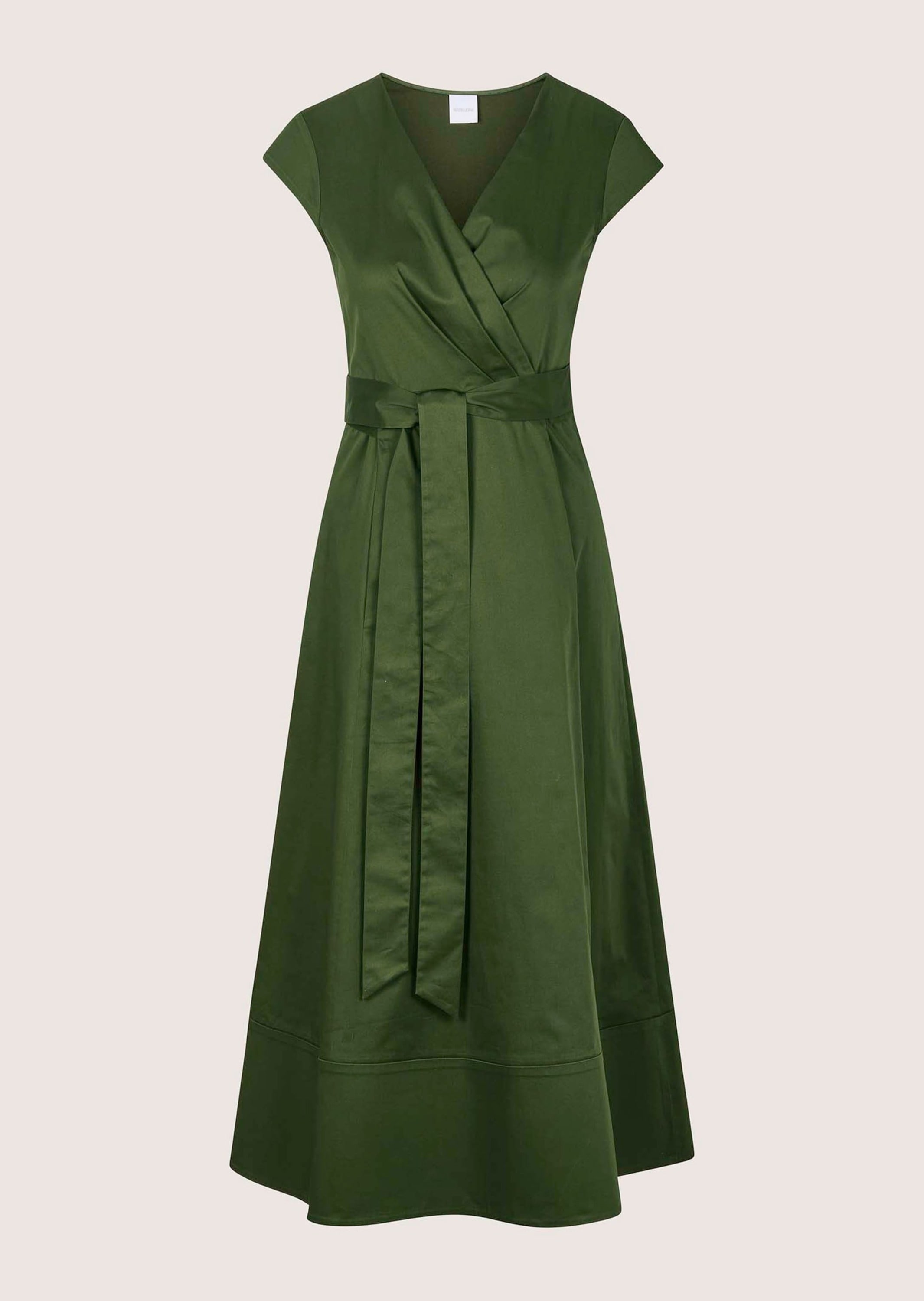 MADELEINE Midikleid "Wickelkleid Sommerkleid mit V-Ausschnitt" Eingrifftasc günstig online kaufen