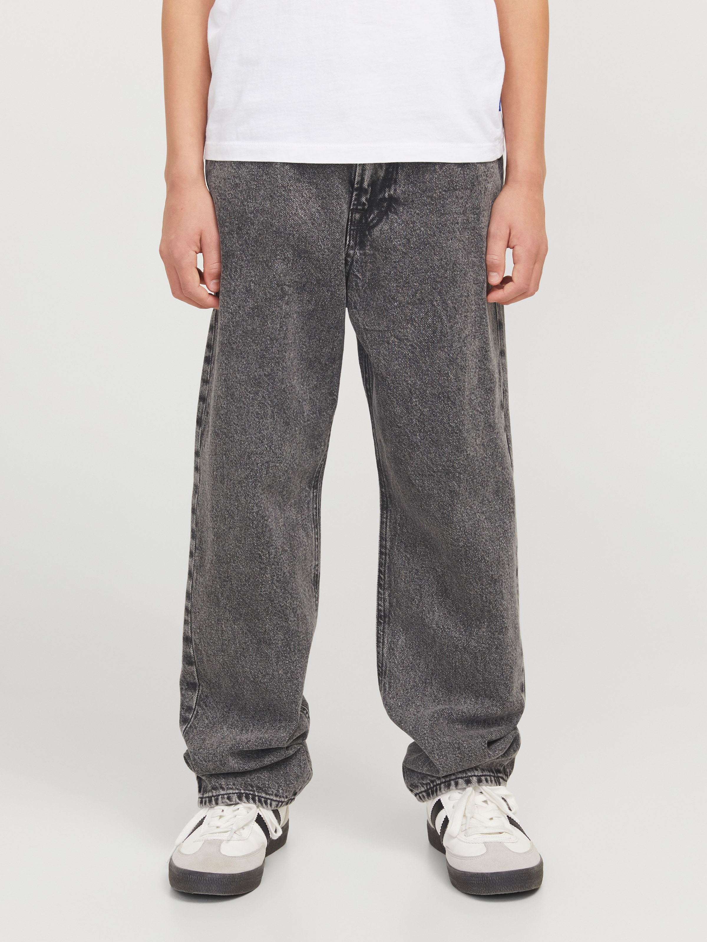 Jack & Jones Junior Relax-fit-Jeans "JJICHRIS ist bequem und vielseitig kombinierbar" unifarben, modisch, relaxed fit, Denim