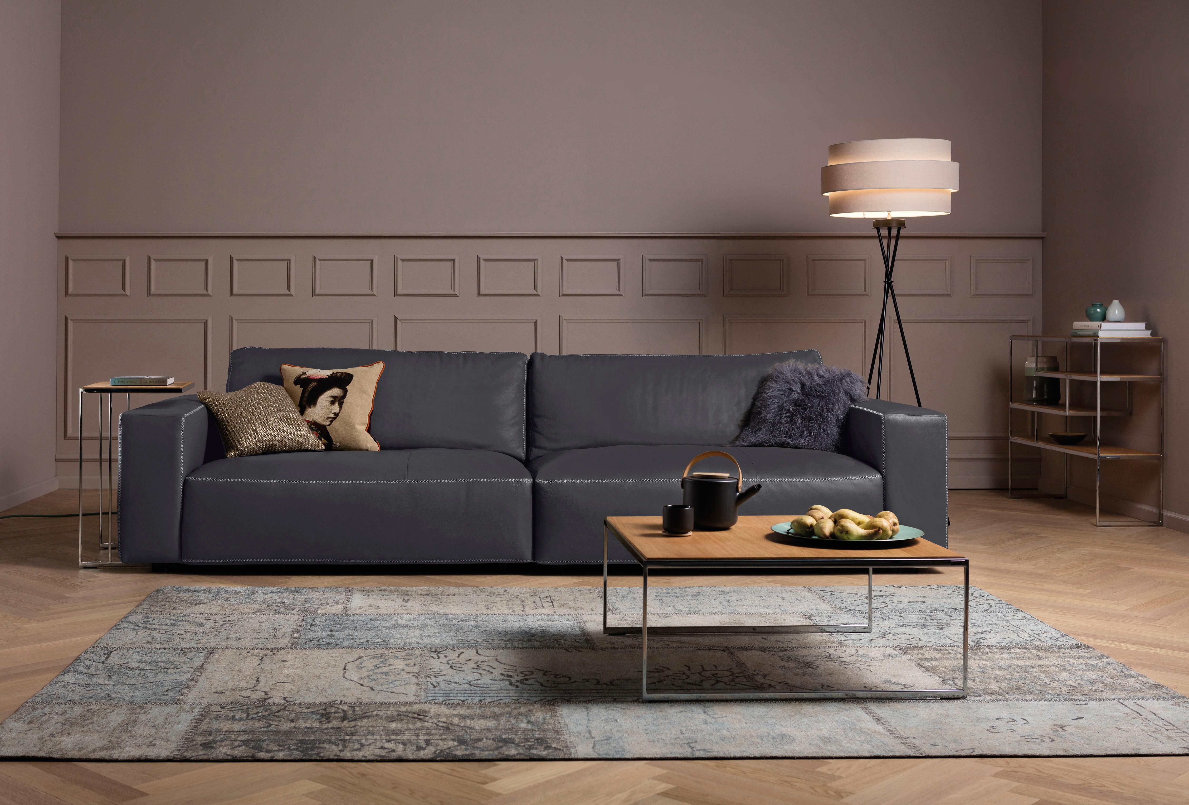 Musterring Big-Sofa "LUCIA Mega Sofa, zeitlos, bequem, Breite 292cm, Kontrastnähte" in vielen Qualitäten und 4 unterschiedlichen Nähten, 3-Sitzer
