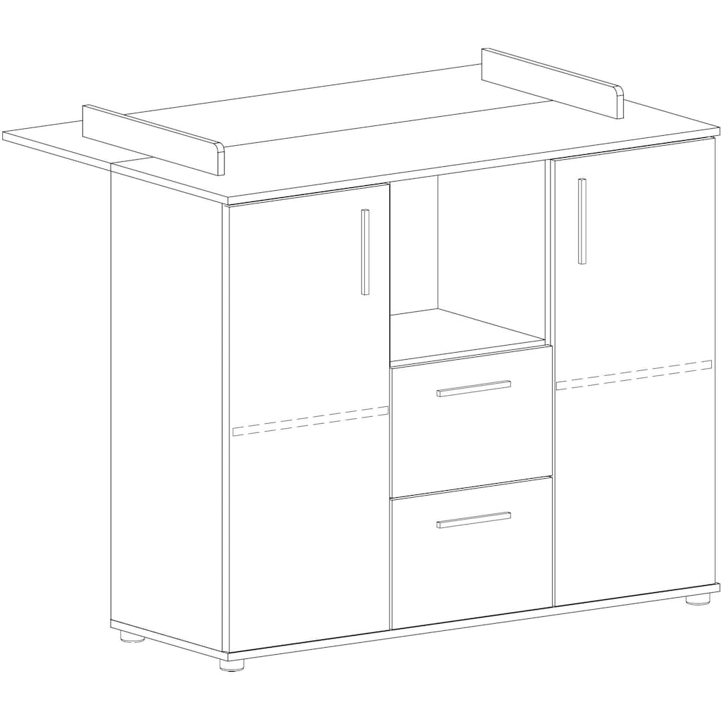 Lüttenhütt Wickelkommode »Geert«, bis 15 kg, 115 cm