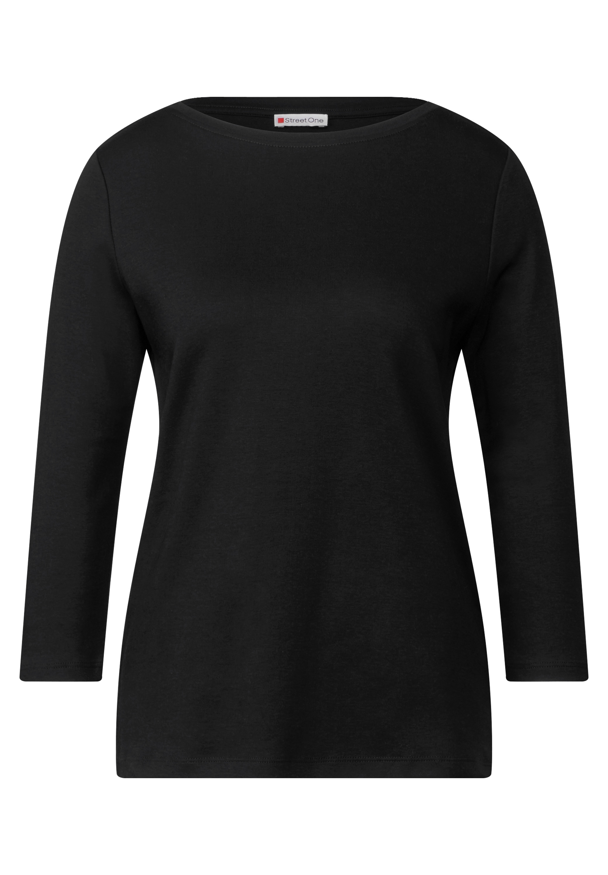 STREET ONE 3/4-Arm-Shirt, mit U-Boot-Ausschnitt