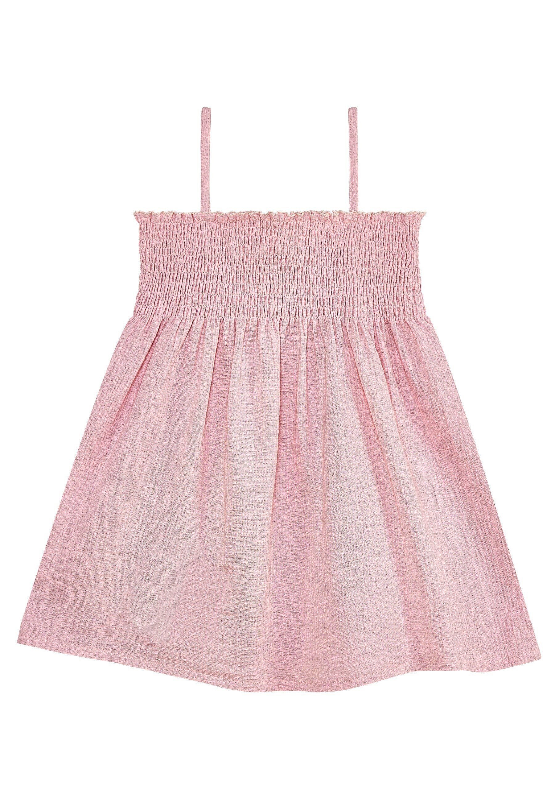 Denokids Shirtkleid »Flowers Muslin«, (2 tlg.), mit Blumenstickerei