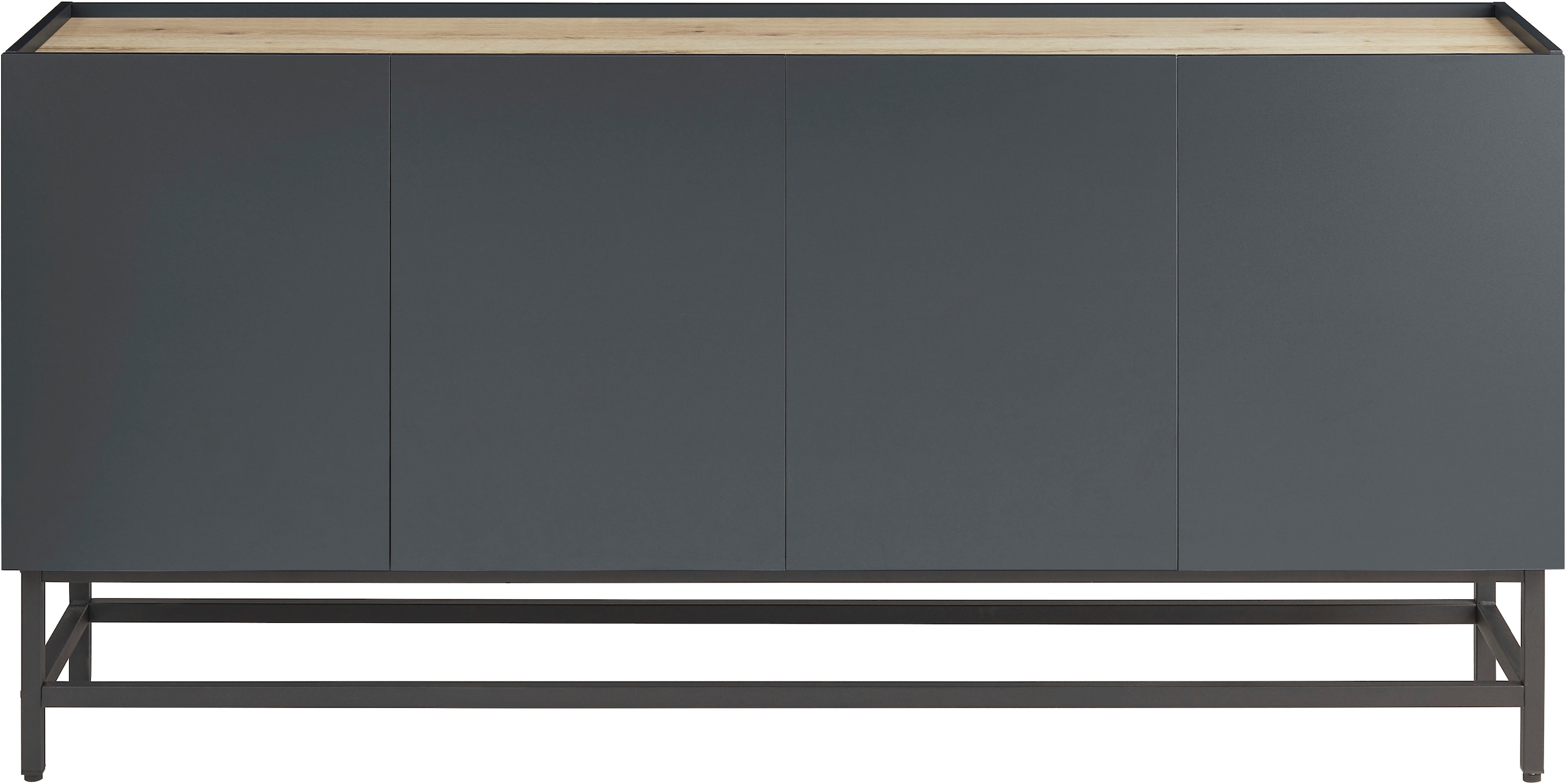 OTTO home Sideboard »Azly« pflegeleichte Melaminoberfläche, Metallgestell, ABS-Kanten