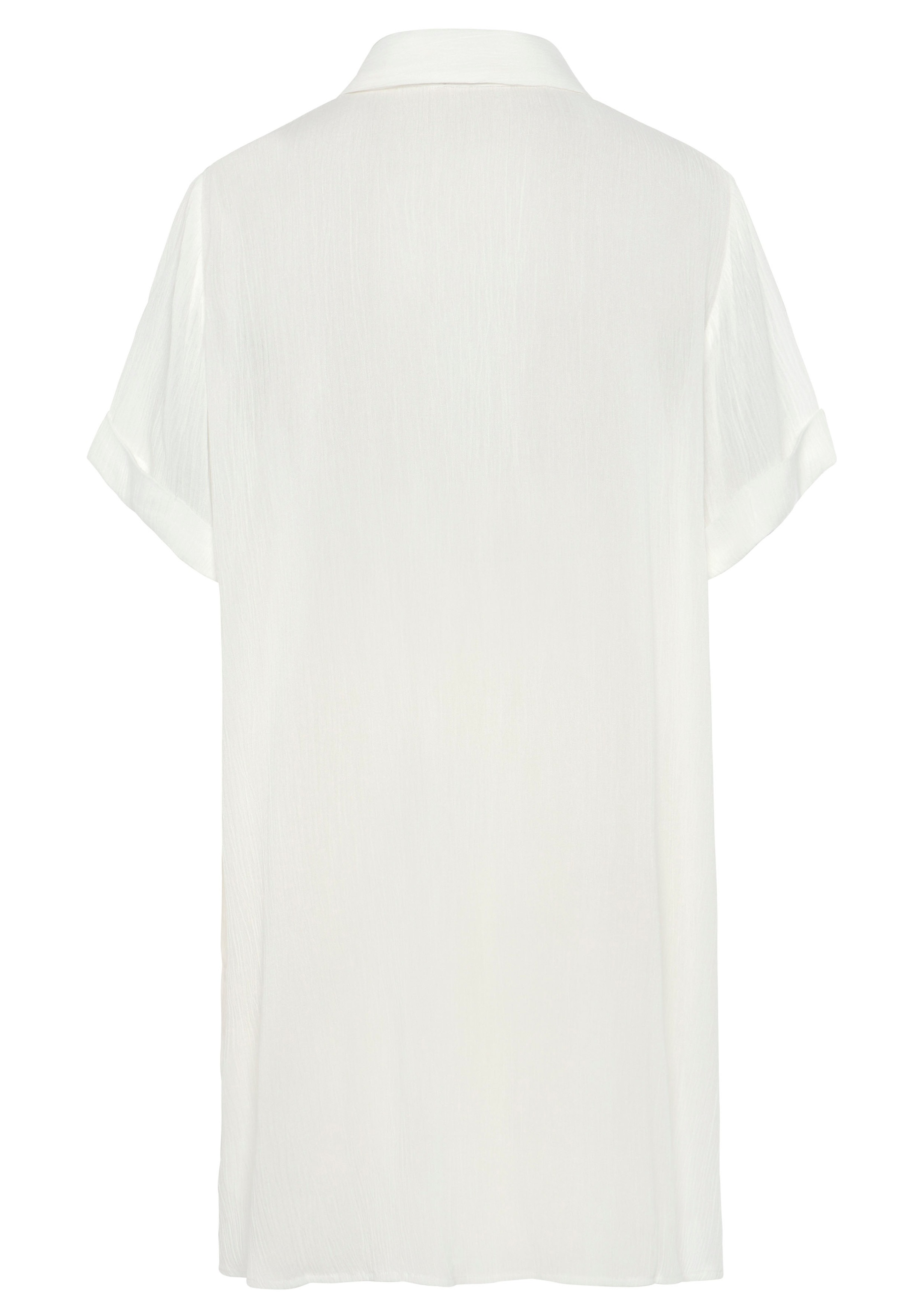 Chemise longue femme Lascana Blanc Taille 48 3