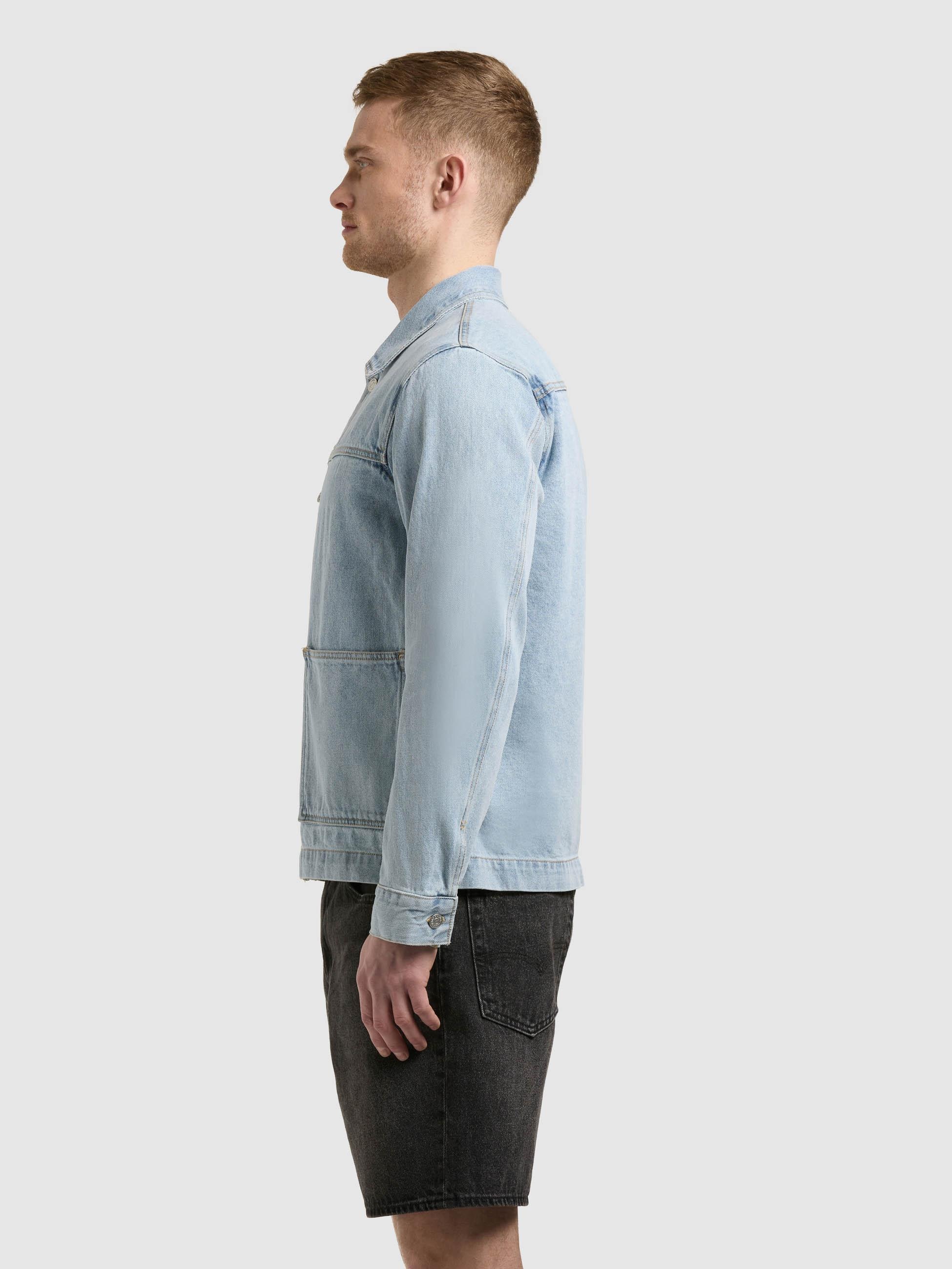khujo Jeansjacke »Barto« ohne Kapuze Modische Jacke in Jeans-Optik
