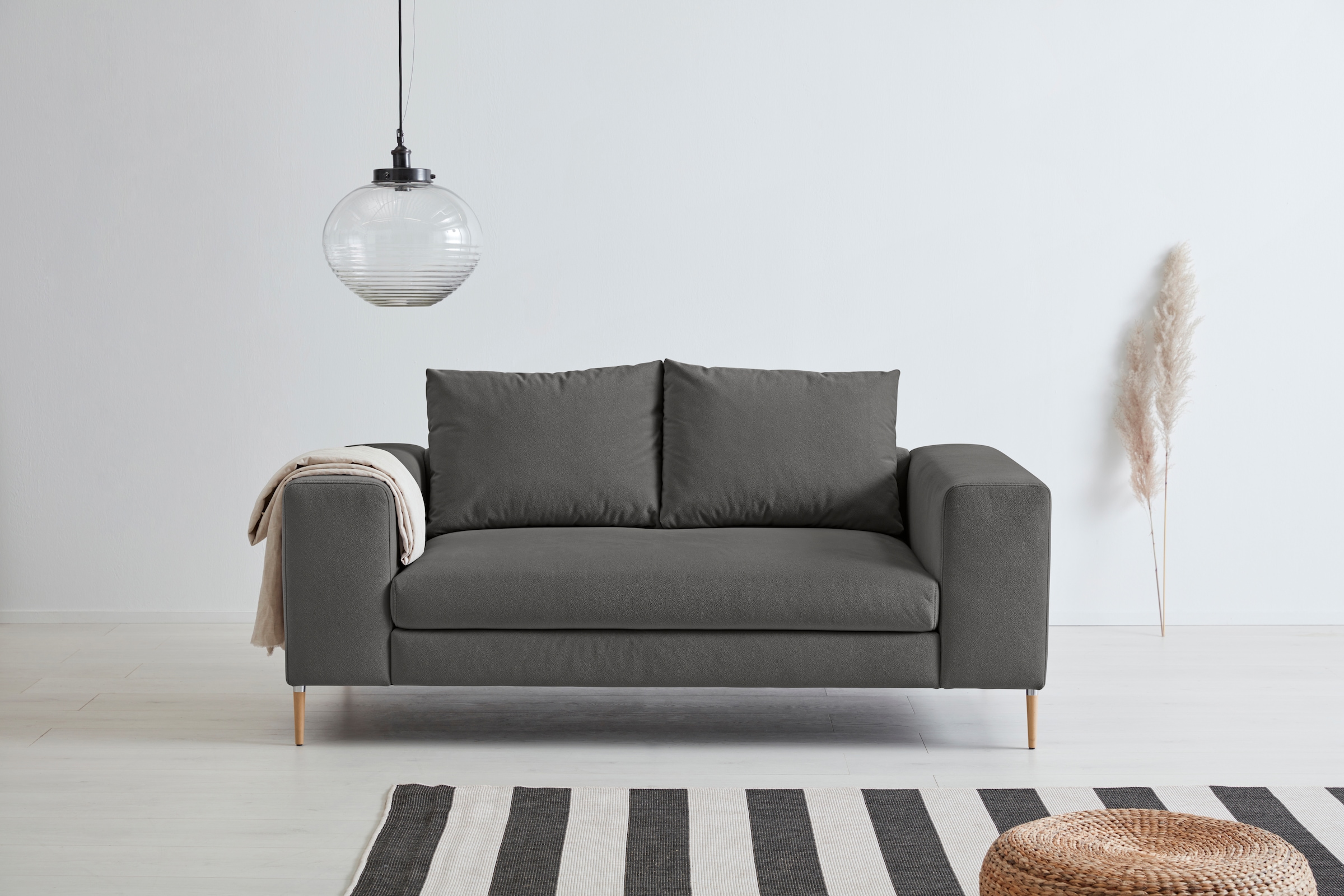 OTTO products 2-Sitzer »Finnja, softer, legerer Sitzkomfort, bequem, zeitloses Design« mit Recycling-Bezug