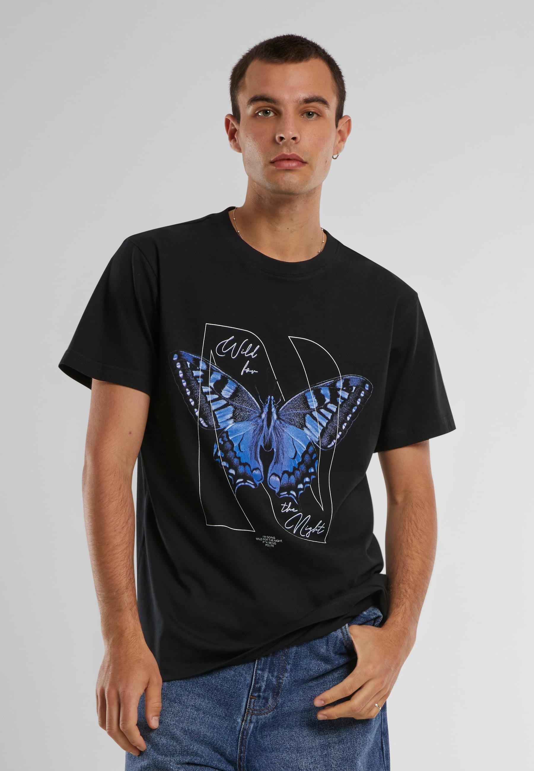 MisterTee T-Shirt »MisterTee Herren Wild For The Night Tee«, (1 tlg.)