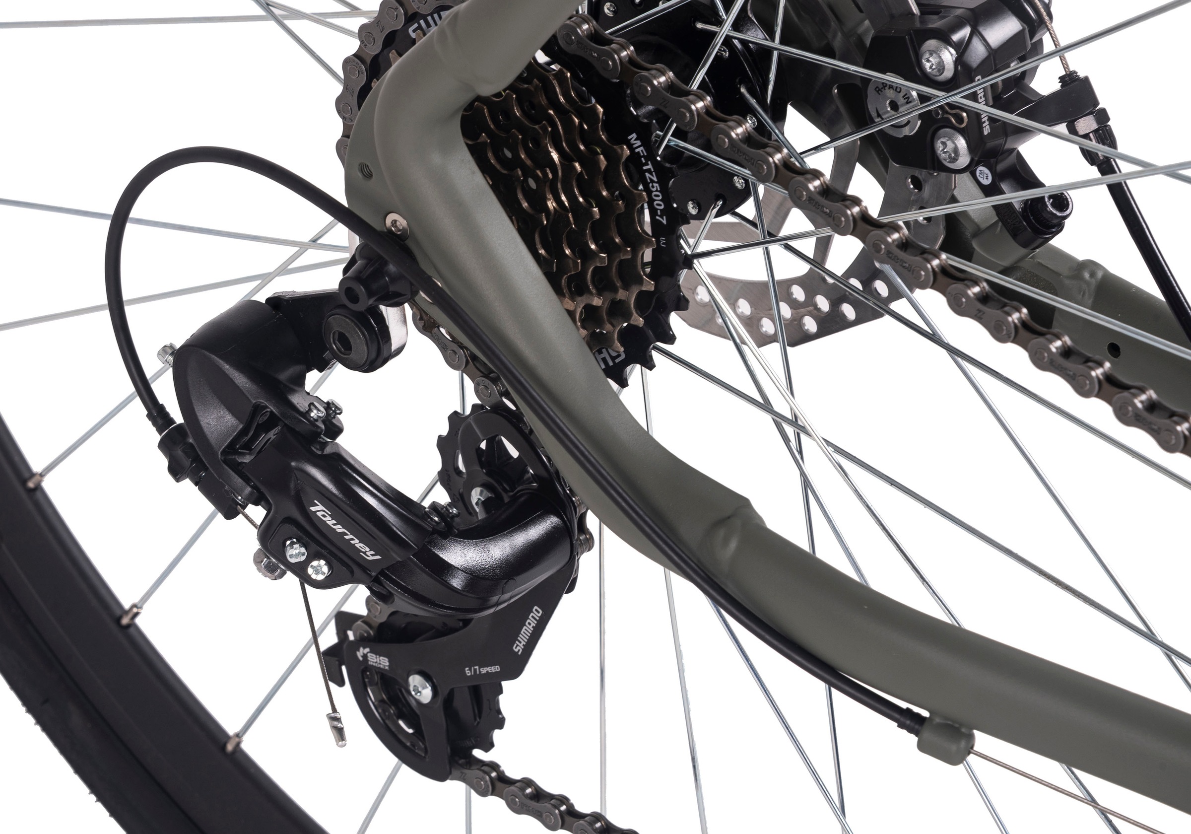 Adore Gravelbike »Gravelbike Rennrad 28'' G3006 grau RH 56 cm Adore«, 14 Gang, Shimano, Tourney Schaltwerk, Kettenschaltung