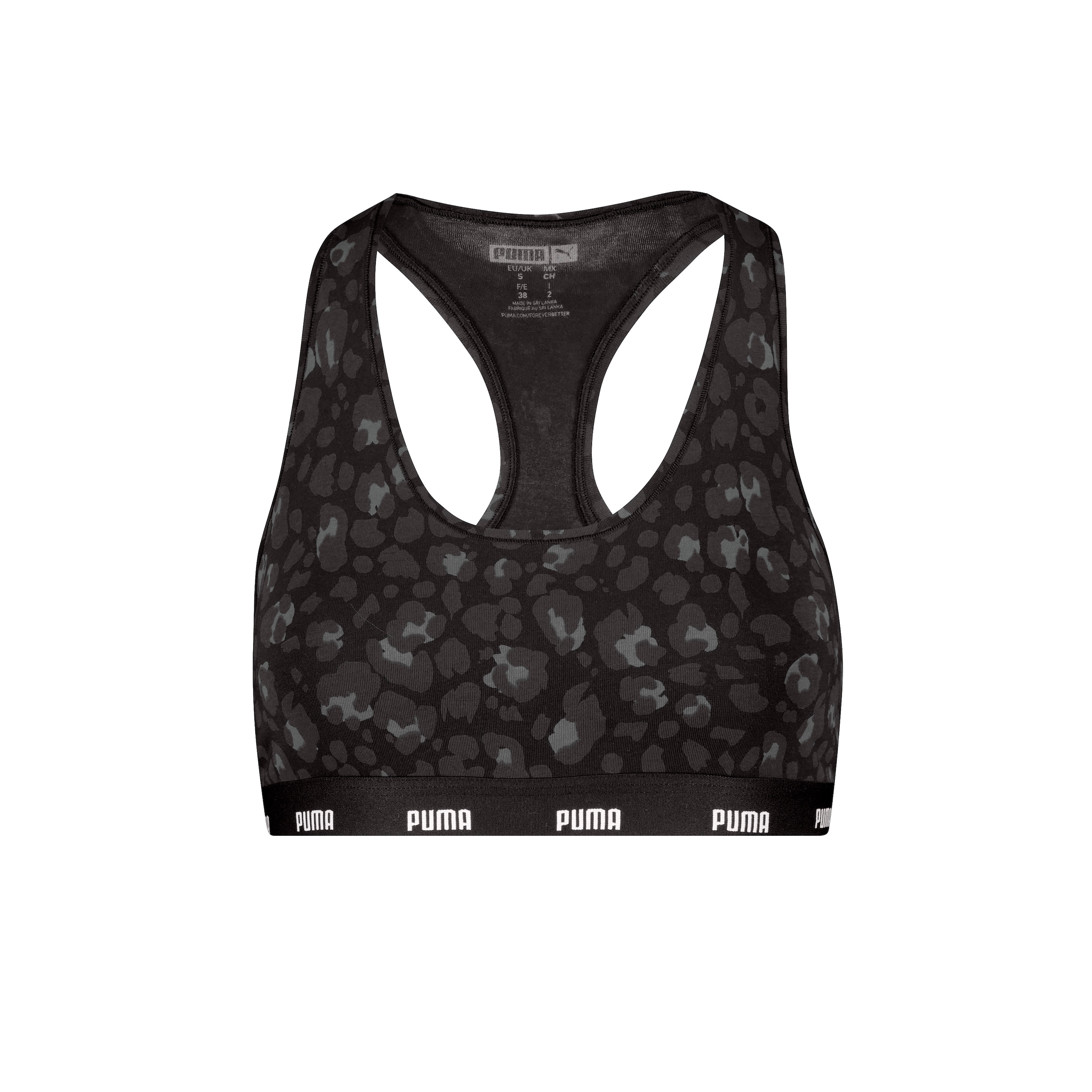 PUMA Crop-Top "WOMEN PRINTED RACER BACK TOP", Animal-Design, Logoschriftzug günstig online kaufen