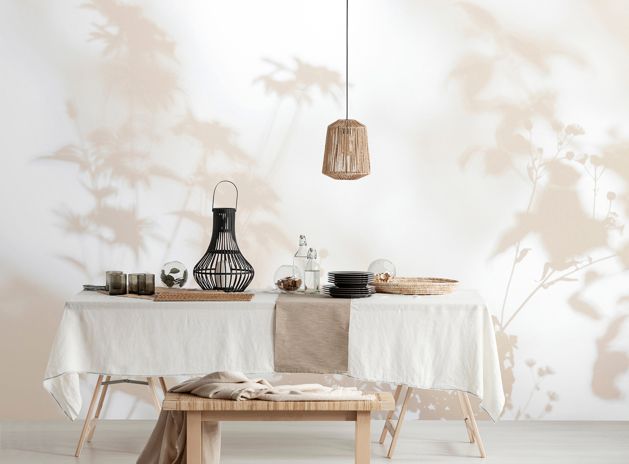 living walls Fototapete "Walls by Patel Shadow Room" glatt Vlies, Wand günstig online kaufen