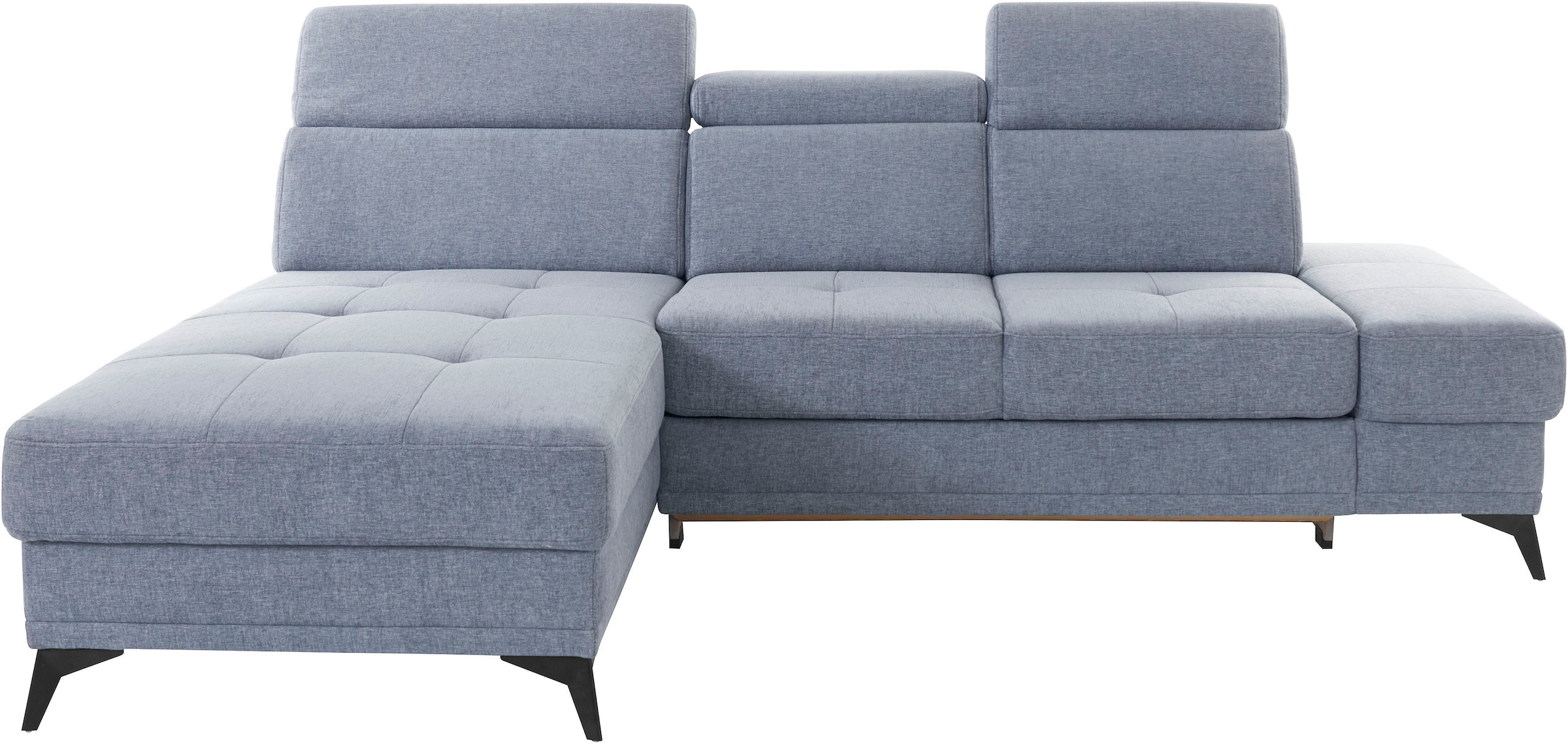 Home affaire Ecksofa "Cardiz L-Form" inkl.Kopfteilverstellung und Federkern günstig online kaufen