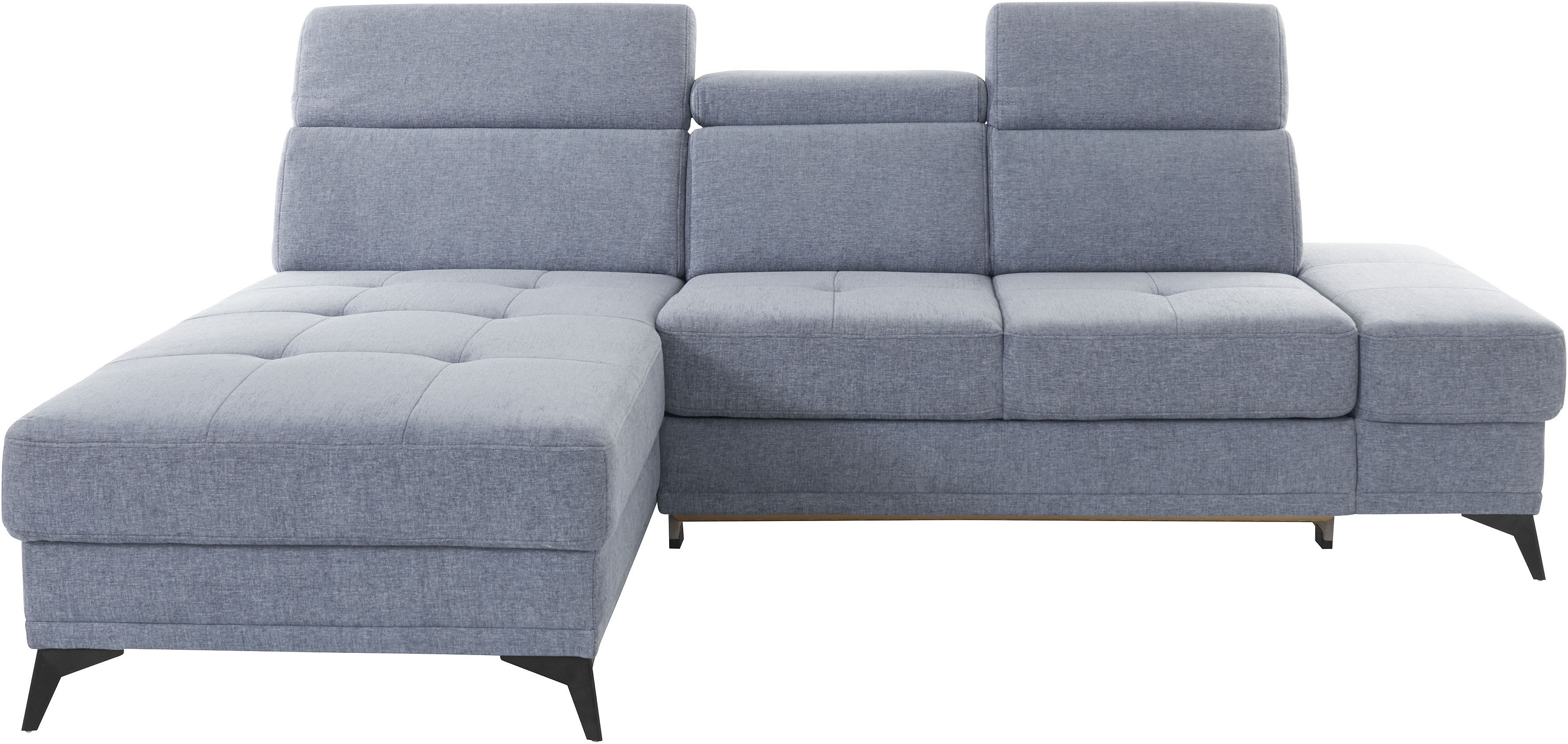 OTTO home Ecksofa "Cardiz L-Form" inkl.Kopfteilverstellung und Federkern wahlweise mit Schlaffunktion