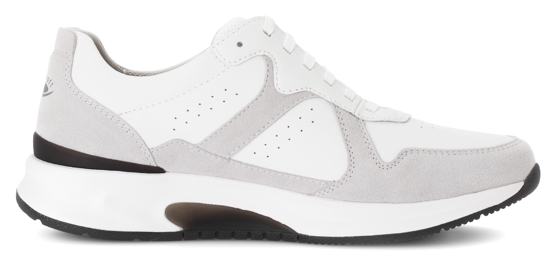Gabor Rollingsoft Keilsneaker, Freizeitschuh, Halbschuh, Schnürer, gepolsterter Schaftrand, G-Weite