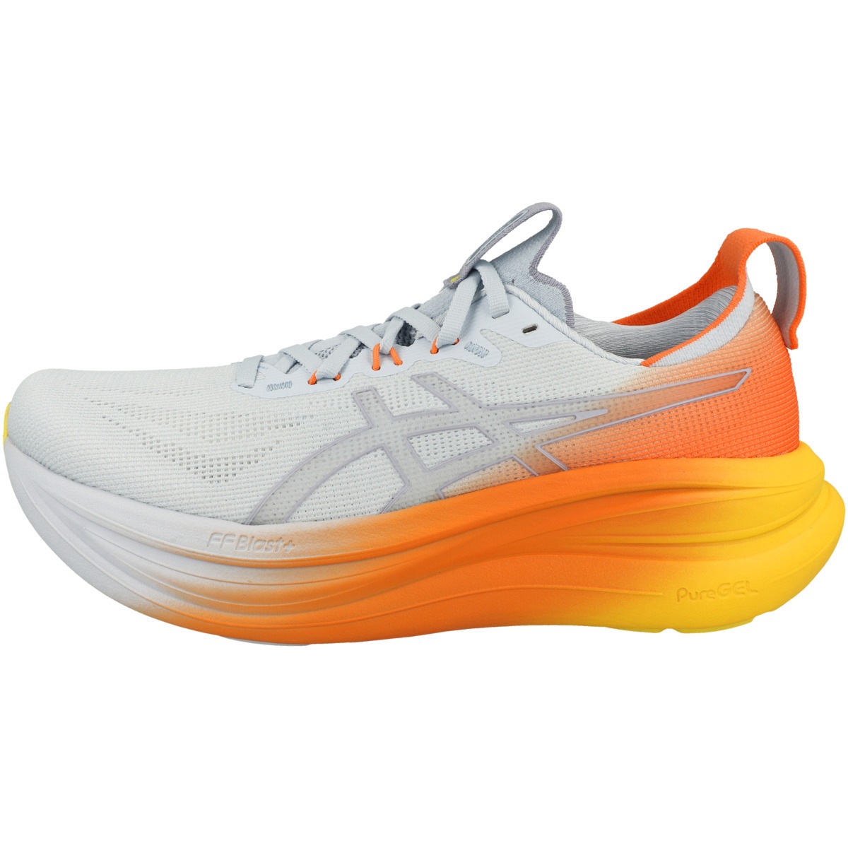 "Laufschuh ASICS ""Asics Gel-Nimbus 28 Laufschuhe Herren Schuhe"", Herren, Gr. 41,5, multicolor, Synthetik, Textil, Schuhe Laufschuh, Zuglasche an