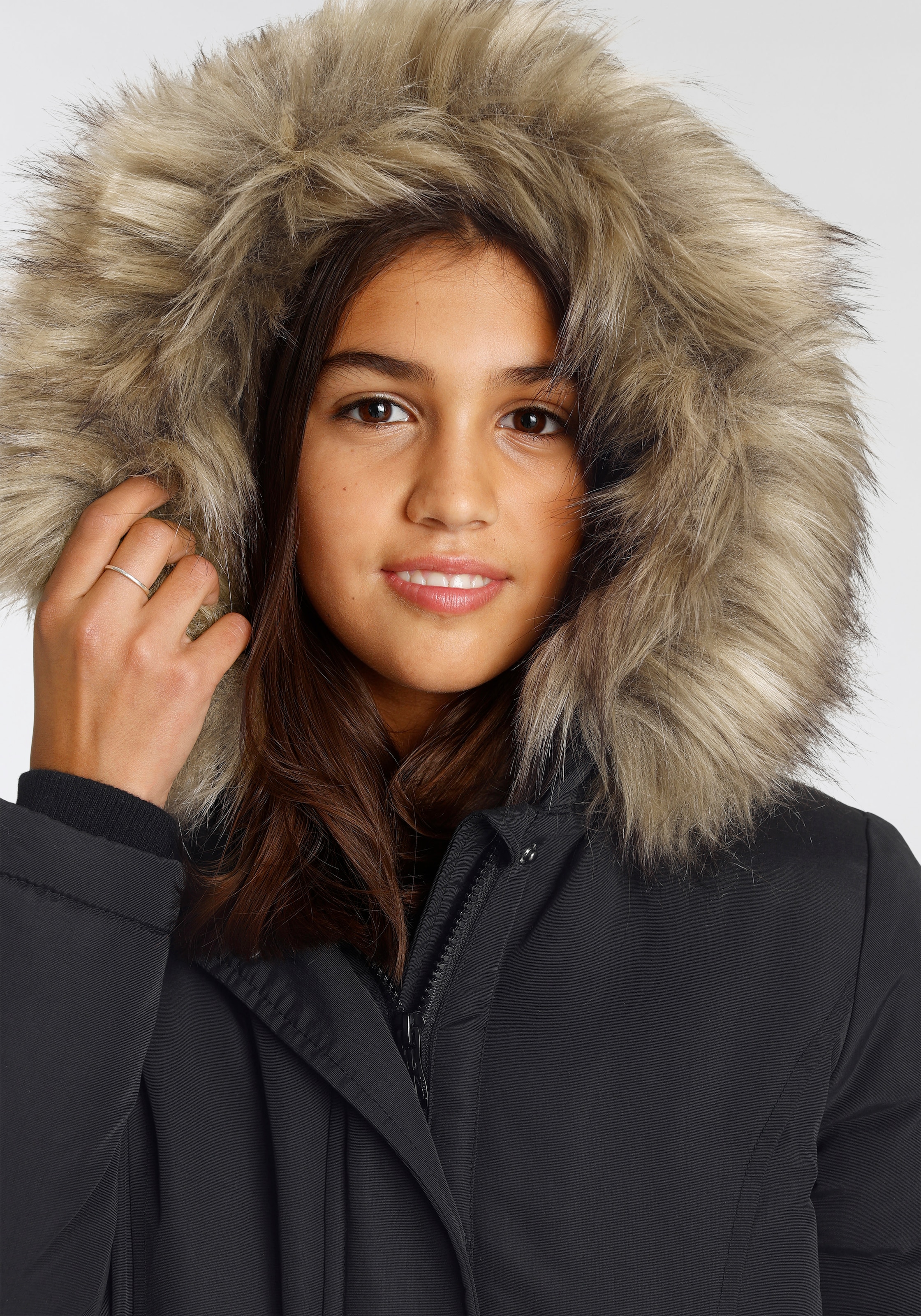 Lonsdale Parka »IRTON  girls«, mit Kapuze