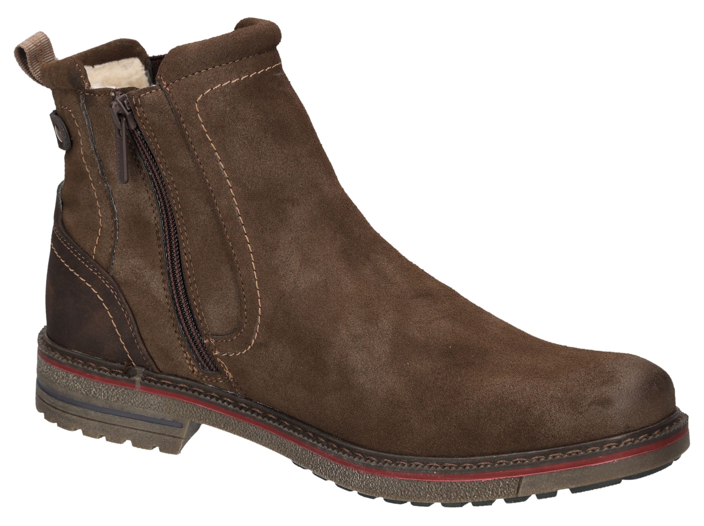 LERROS Chelseaboots, Schlupfstiefel, mit Reißverschluss, Winterboots mit Warmfutter