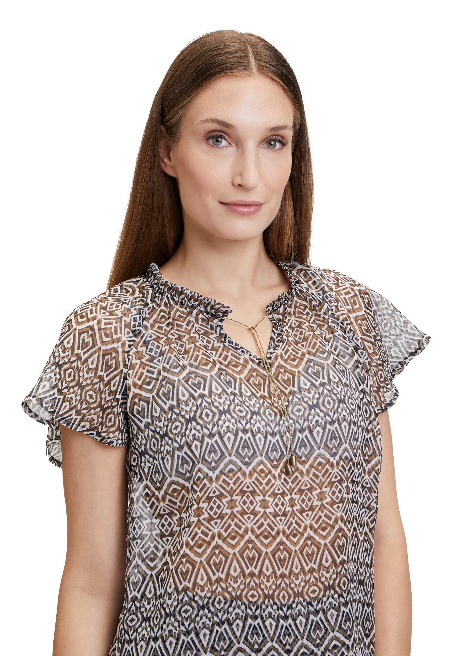 Cartoon Shirtbluse »Cartoon Blusenshirt mit Schnürung«