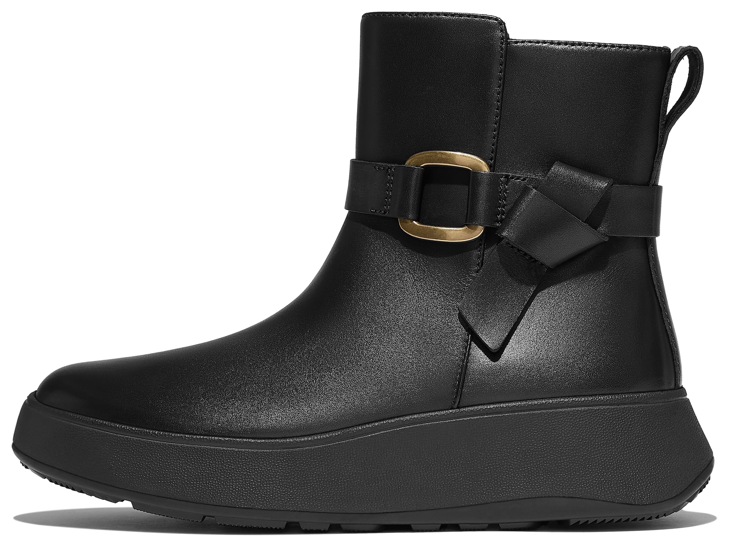 Fitflop Plateaustiefelette "F-MODE SQUARE-RING", Boots, Chunky Boot mit Pla günstig online kaufen