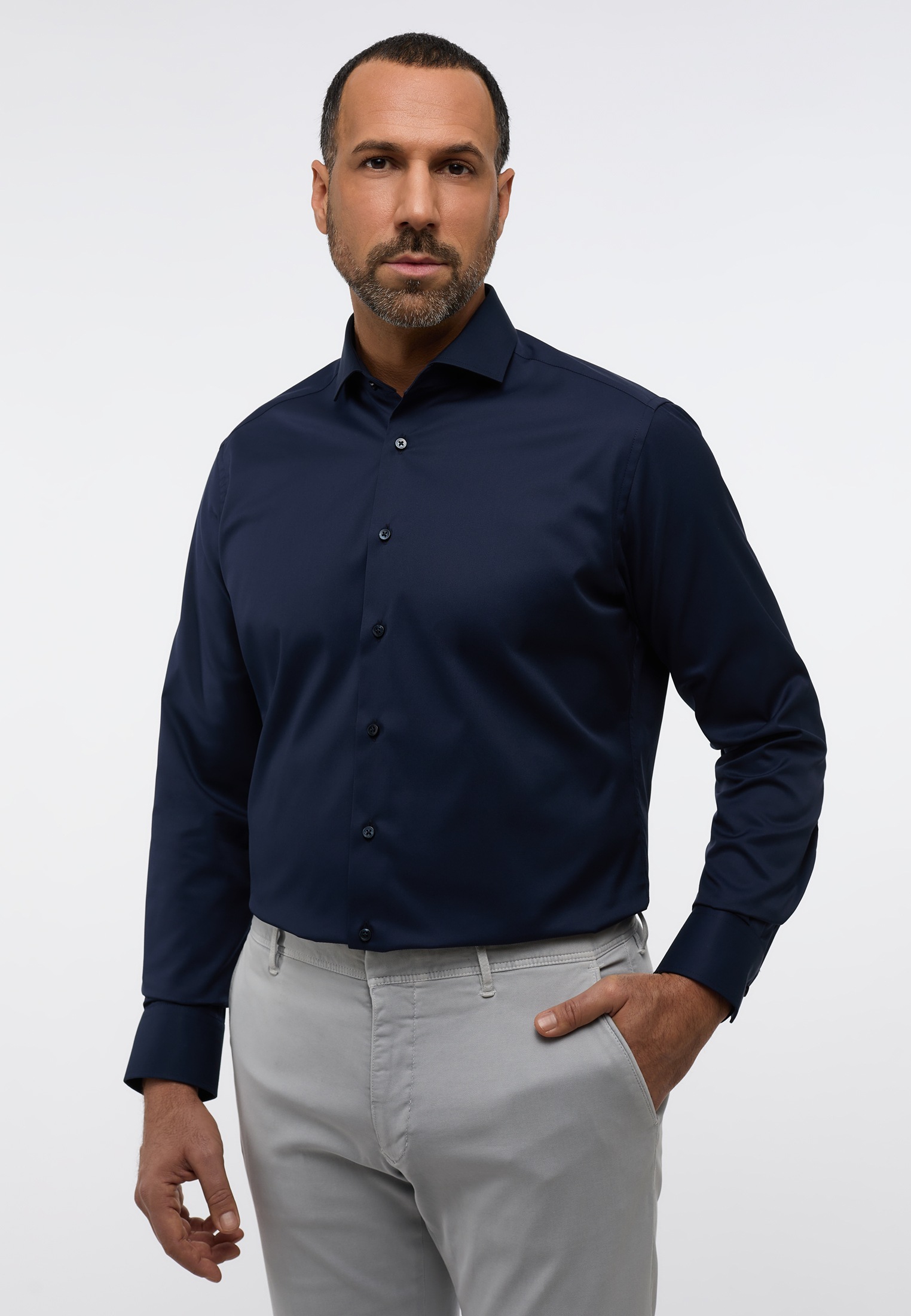 Eterna Langarmhemd "MODERN FIT" NON IRON (bügelfrei) günstig online kaufen