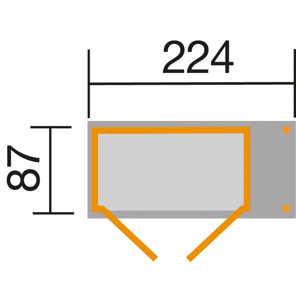 weka Garten-Geräteschrank »Gr. 2«