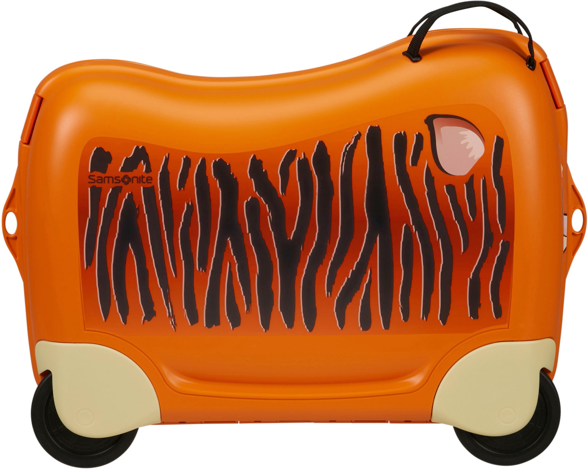 Samsonite Kinderkoffer »Dream2Go Ride-on Trolley, Tiger«, 4 Rollen, zum sitzen und ziehen