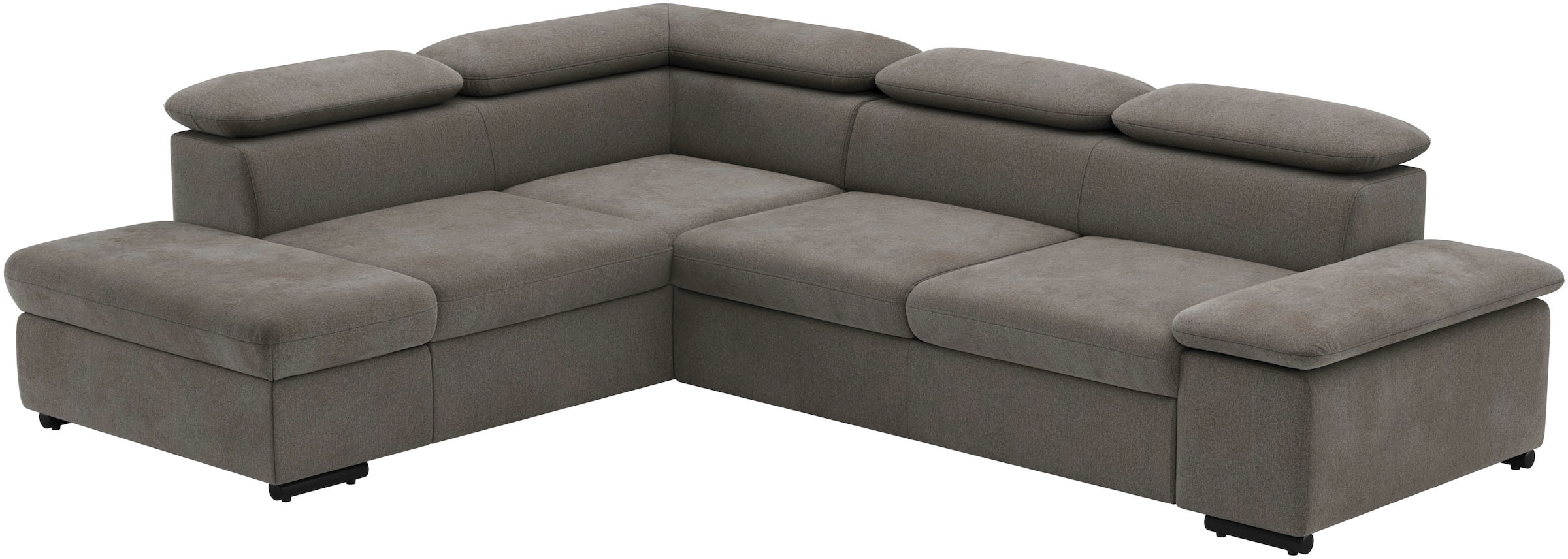 sit&more Ecksofa »Alcudia L-Form«, mit Armteilverstellung, optional Kopfteilverstellung und Bettfunktion